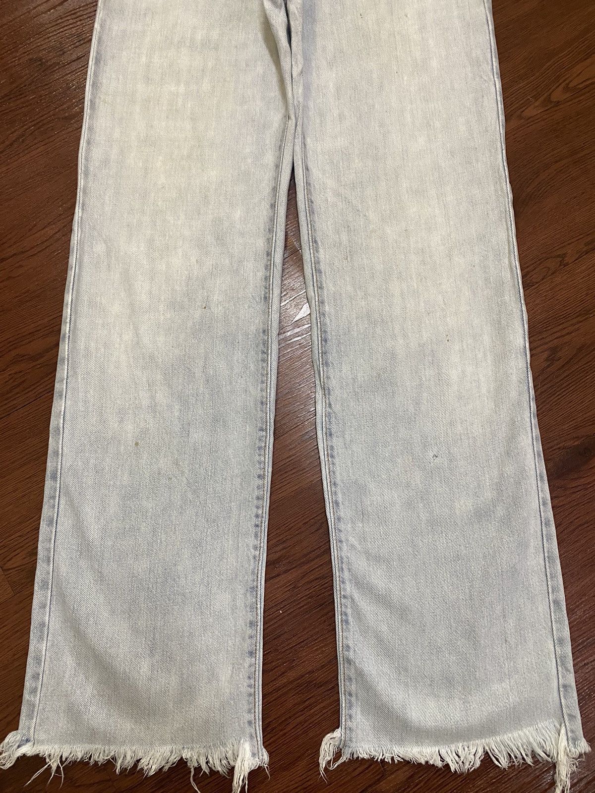 Kenzo Vintage Japanese Brands Faded Wash Frayed Loose Jeans Size US 28 / EU 44 - 5 Thumbnail