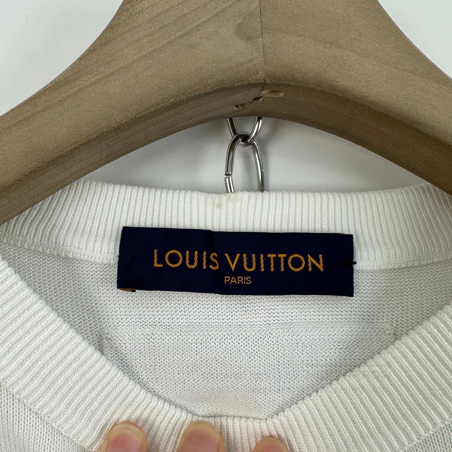 Louis Vuitton LV Face Pattern Knitted Short-Sleeve. Size S / US 4 / IT 40 - 4 Thumbnail