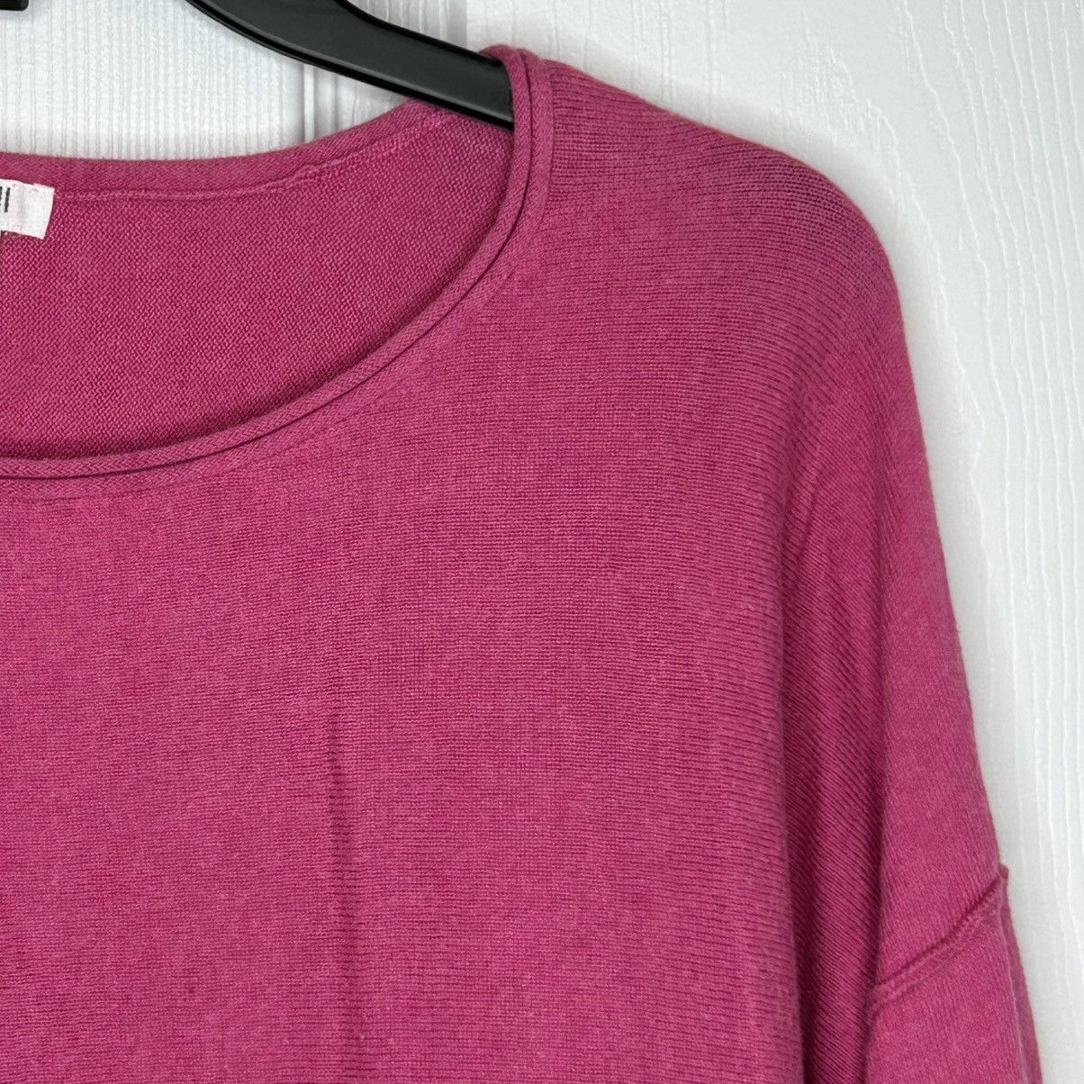 J. Jill J. Jill Cashmere Blend Pink Cozy Oversized Boxy Fit Sweater Size S / US 4 / IT 40 - 4 Thumbnail