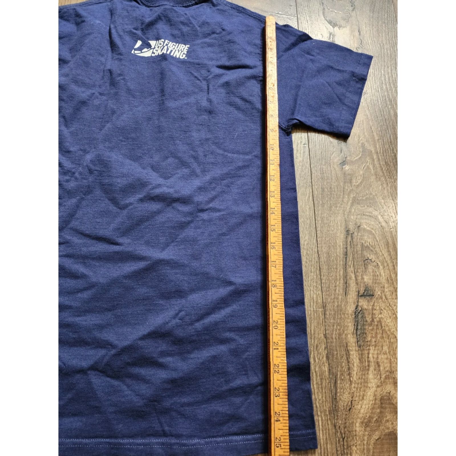 Fruit Of The Loom Fruit of the Loom Shirt Mens S Blue Figure Skating Double Sided It's Great To Skate Size US S / EU 44-46 / 1 - 2 Thumbnail