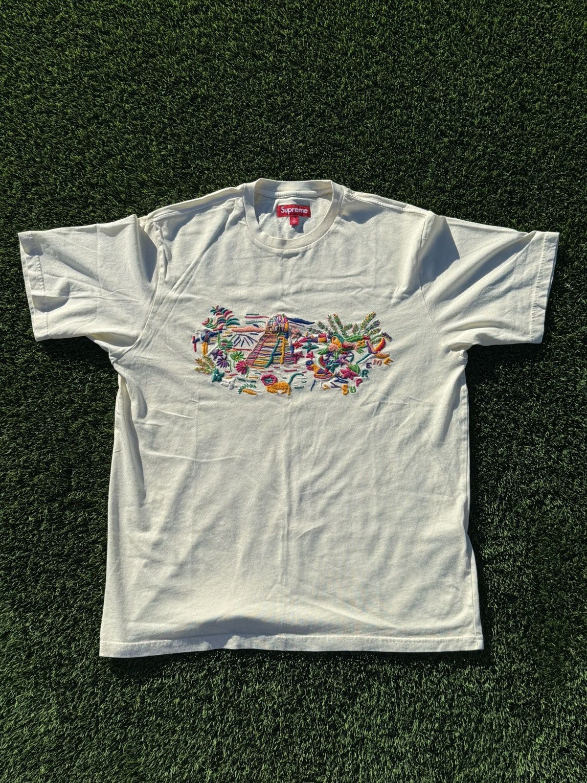 Supreme Supreme Machu Picchu S/S Top Size US L / EU 52-54 / 3 - 2 Thumbnail