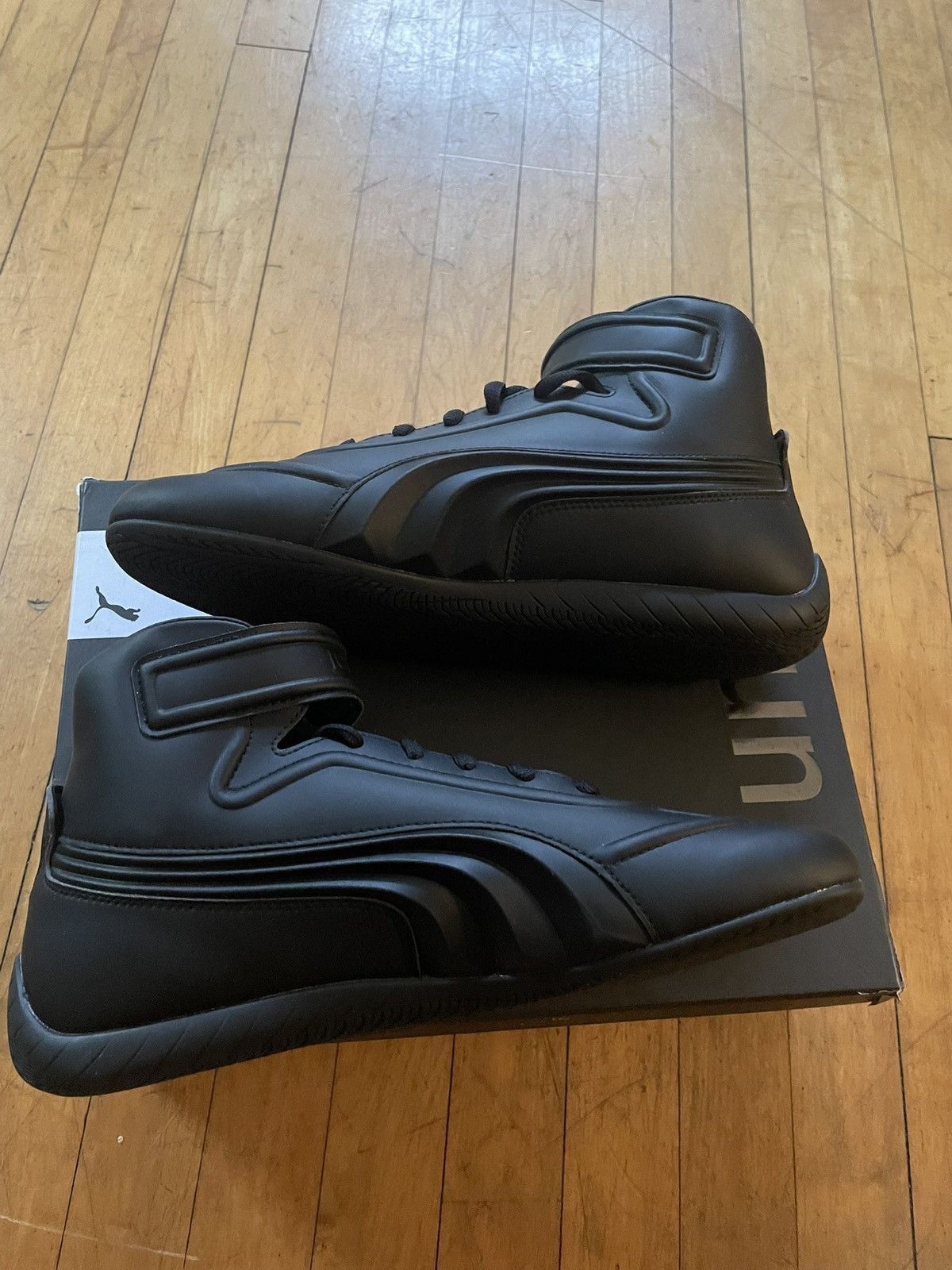 Puma BRAND NEW PUMA SPEEDCAT MID JUUNJ 401054-01 PUMA BLACK Size US 10 / EU 43 - 2 Thumbnail