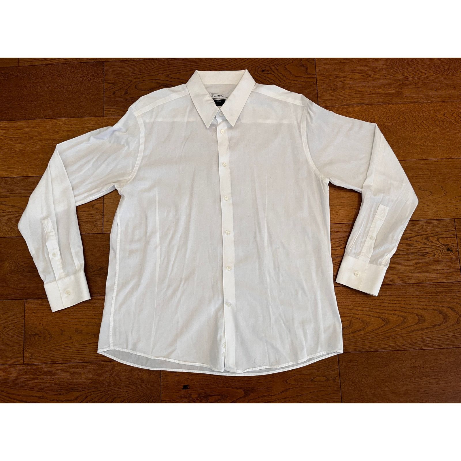 Versace Versace Collection "Trend" White Long Sleeve Shirt 18.5 Size US XXL / EU 58 / 5 - 3 Thumbnail