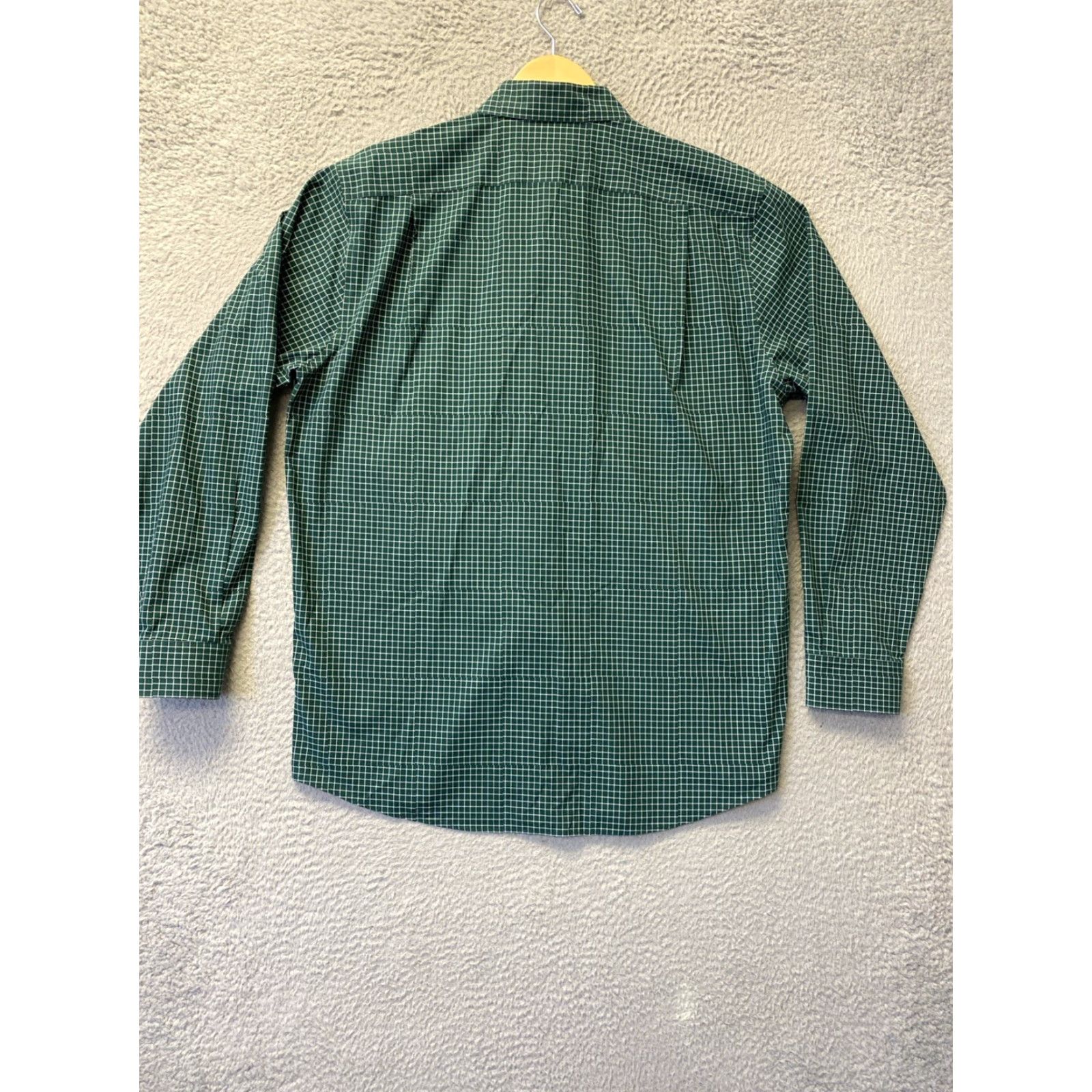 Vintage VINTAGE L.L. Bean Men's Shirt Long Sleeve Button Down Green Check Casual Business 80s 90s Size US M / EU 48-50 / 2 - 7 Thumbnail