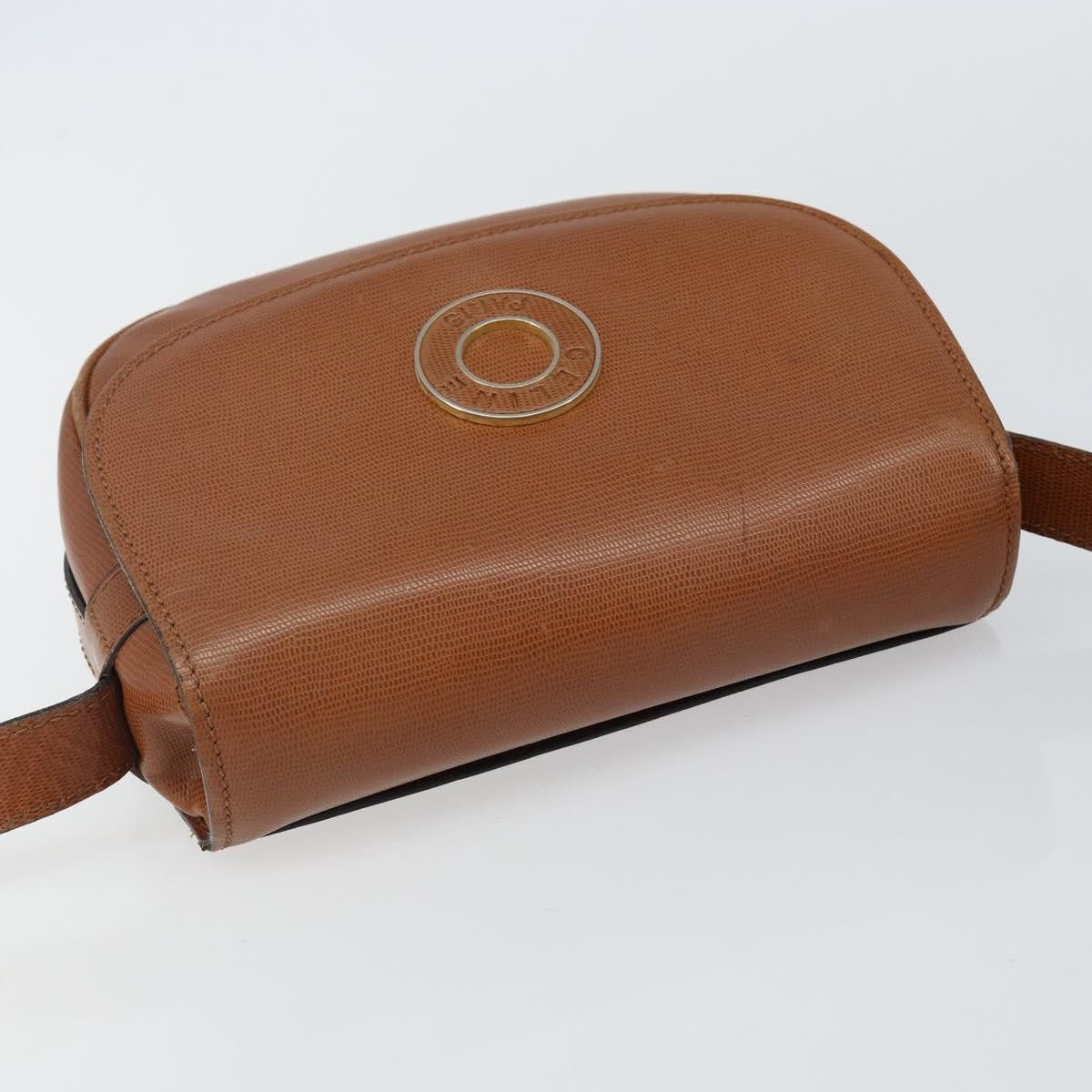 Celine CELINE Shoulder Bag Leather Brown Gold Size ONE SIZE - 6 Thumbnail