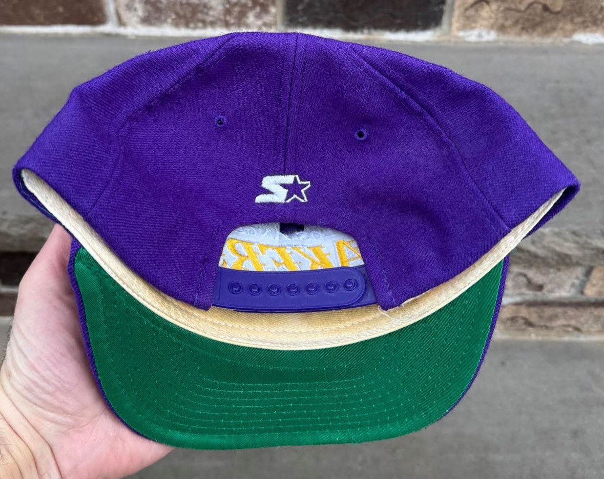 Starter Vintage Starter Los Angeles Lakers Purple Wool Snapback Size ONE SIZE - 2 Thumbnail