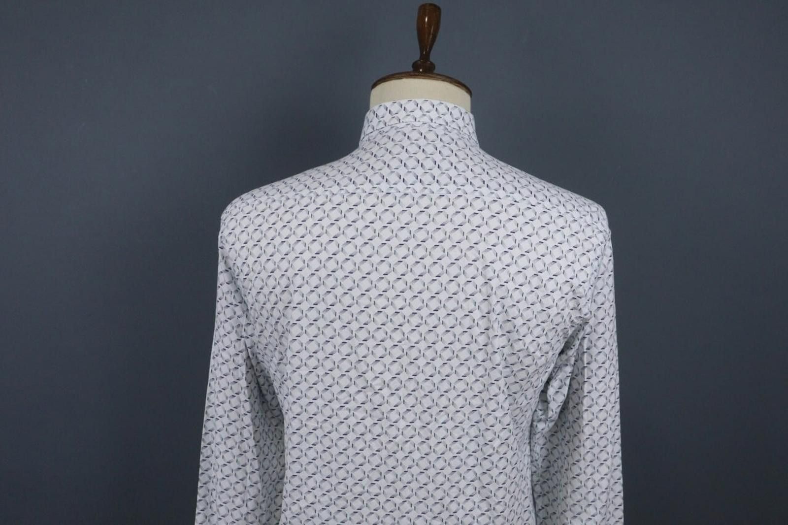 Lacoste Lacoste Multi Geometric Button-Down Shirt Size XL Size US XL / EU 56 / 4 - 9 Thumbnail