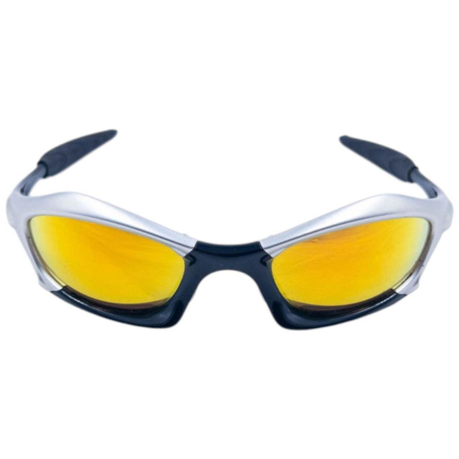 Oakley Vintage 2003 Oakley Splice Black Fire Iridium Sunglasses Size ONE SIZE - 2 Thumbnail