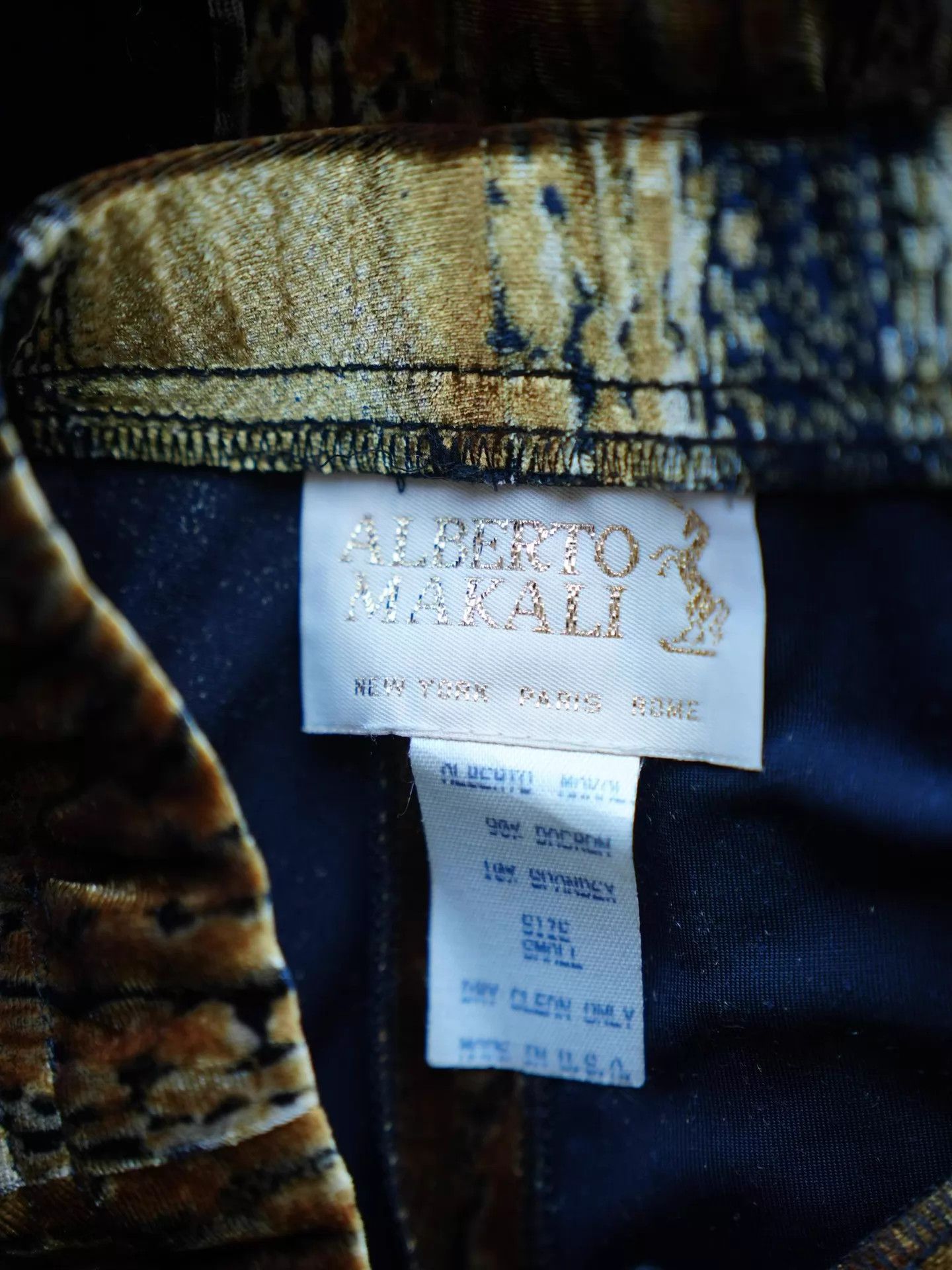 Vintage women's USA Vintage Stretch Velvet Animal Print Set S/M Size S / US 4 / IT 40 - 9 Thumbnail