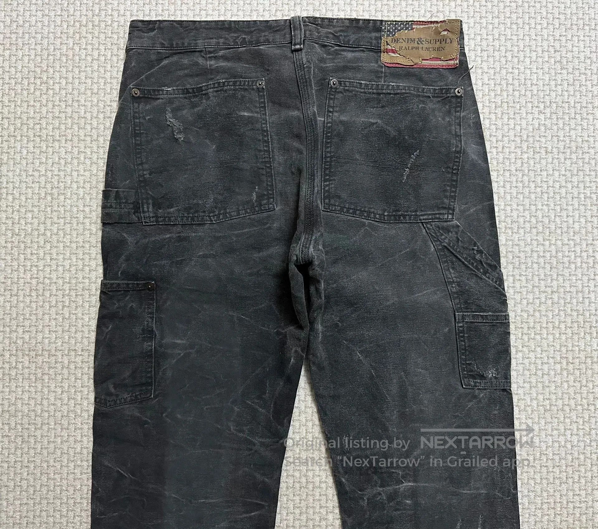 Denim & Supply Ralph Lauren Ralph Lauren Distressed Work Pants. Size US 33 - 6 Thumbnail