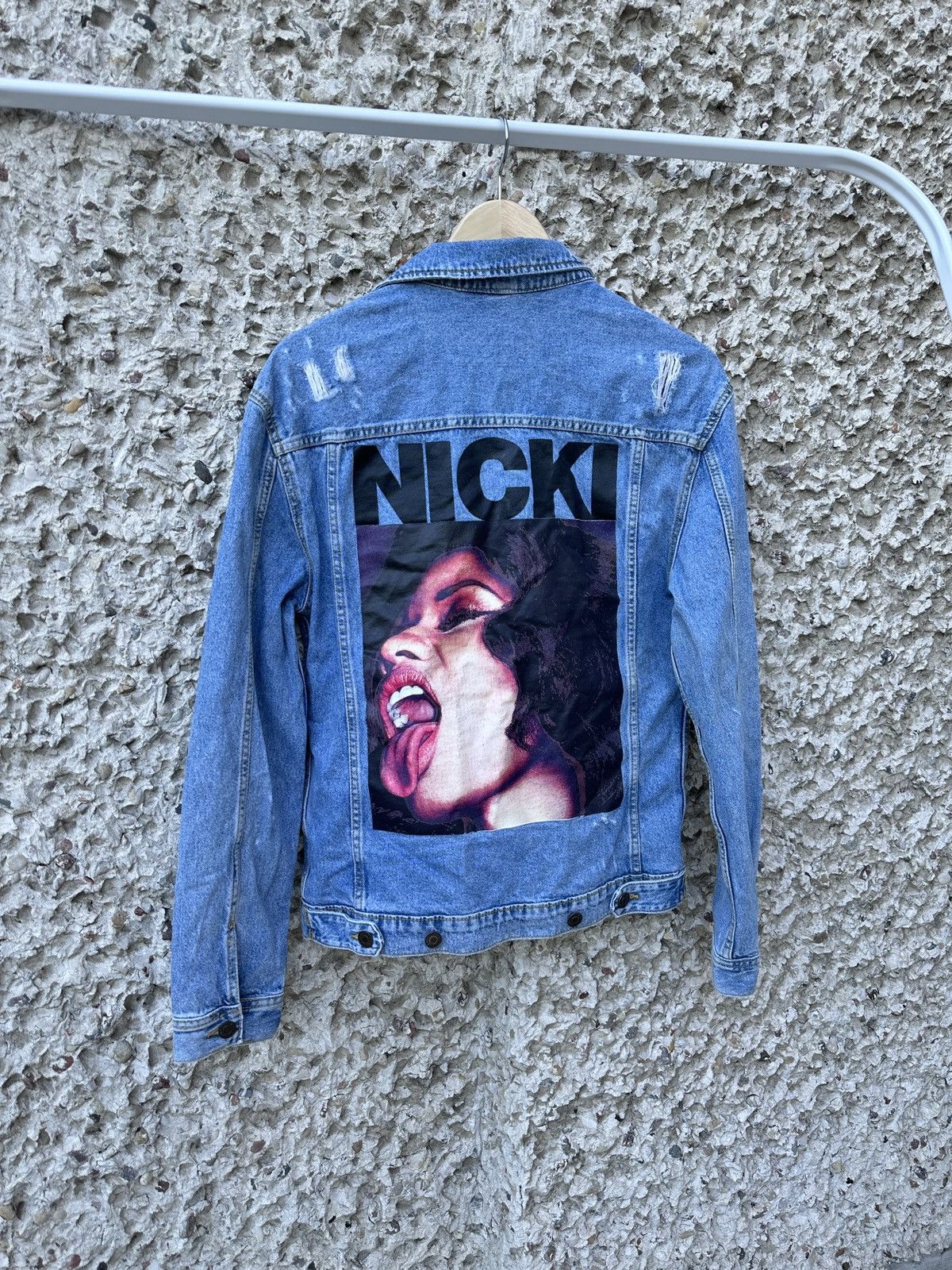 H&m nicki minaj jean fashion jacket