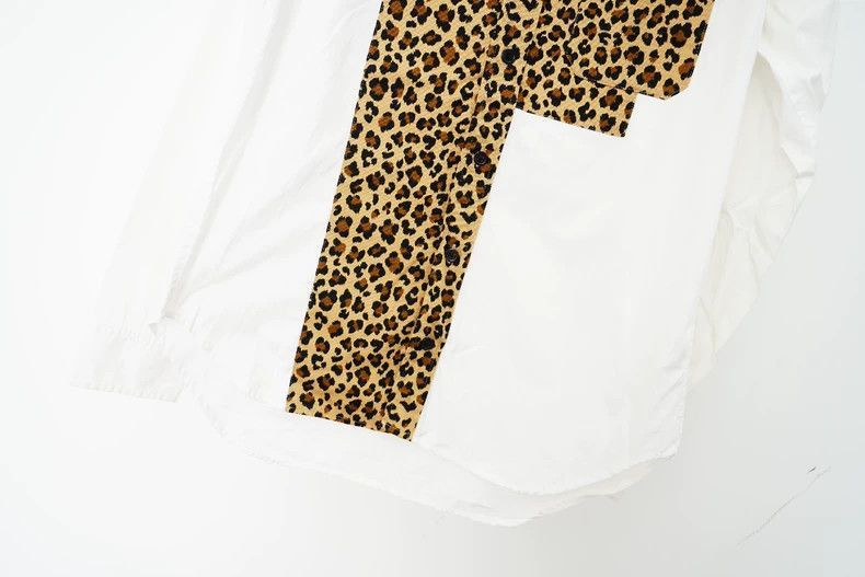 Yohji Yamamoto Yohji Yamamoto Yohji Yamamoto Leopard Print Collared Shirt Size US M / EU 48-50 / 2 - 5 Thumbnail