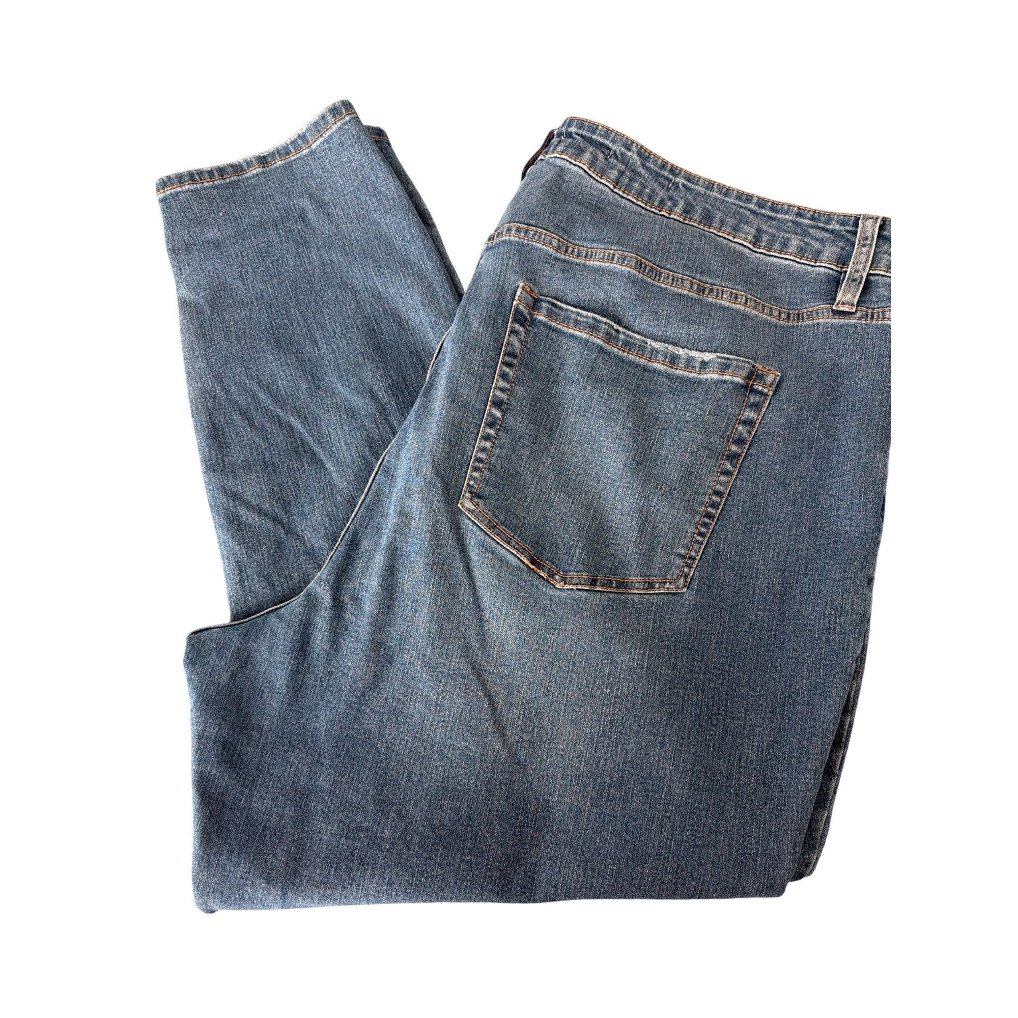 Other Ava & Viv High Rise Skinny Jeans Blue Denim Stretch Plus Siz Size 42" / US 20 - 3 Thumbnail