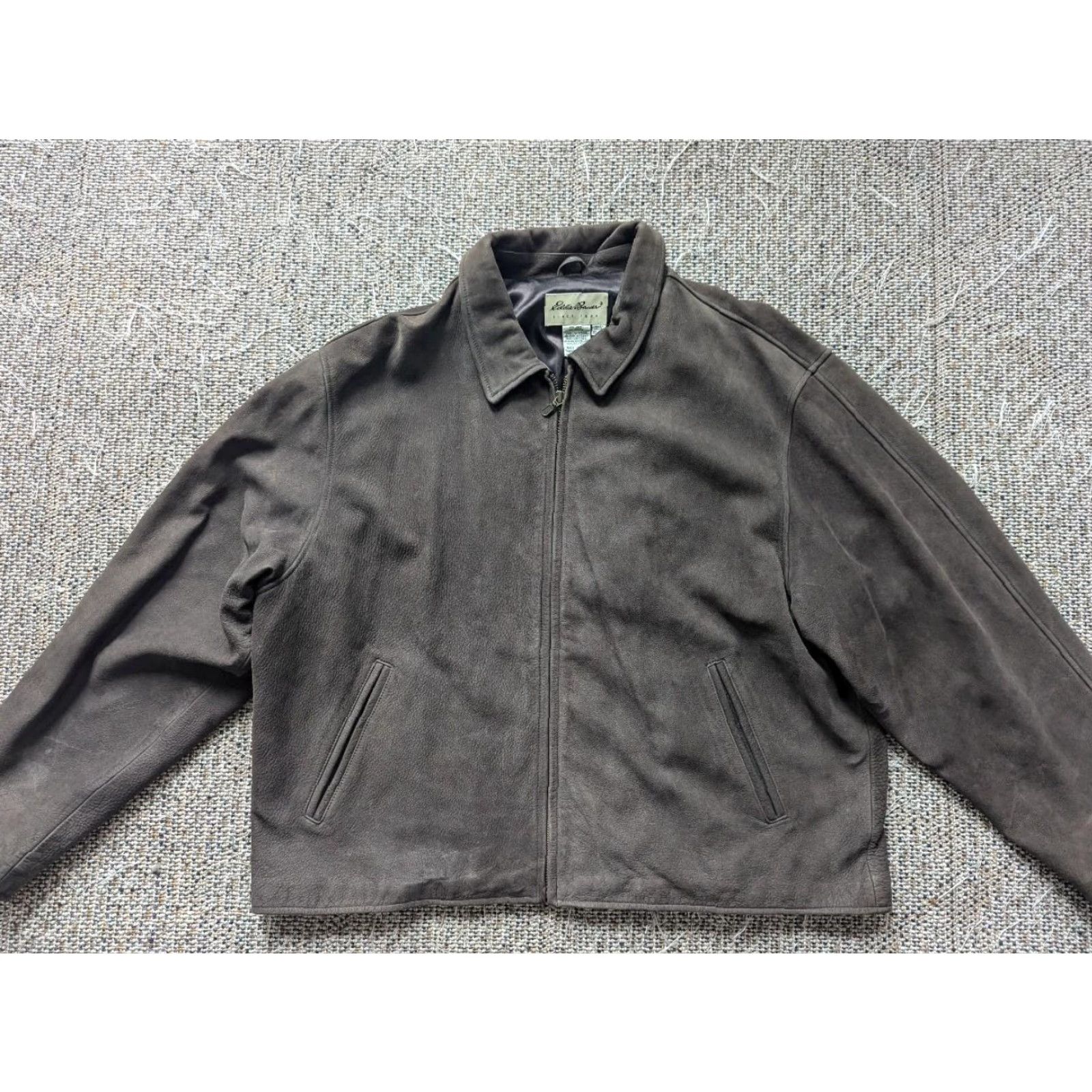 Eddie Bauer VINTAGE Eddie Bauer Leather Jacket 2XL Brown Motorcycle Mens 50-52 Size US XXL / EU 58 / 5 - 4 Thumbnail