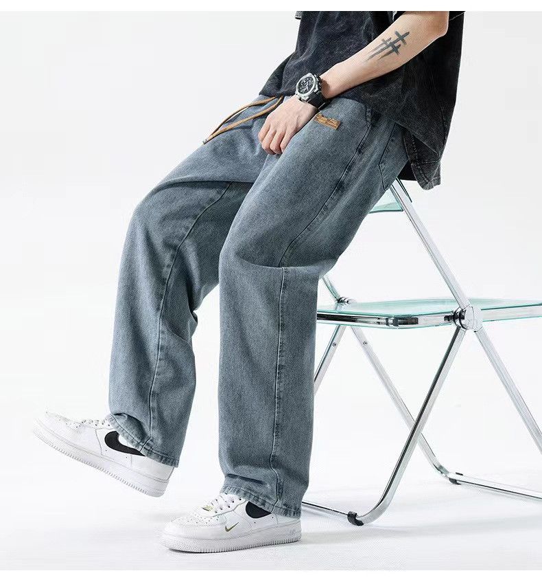 Japanese Brand × Vintage Blue High Street Vintage Loose Jeans Size US 32 / EU 48 - 1 Thumbnail