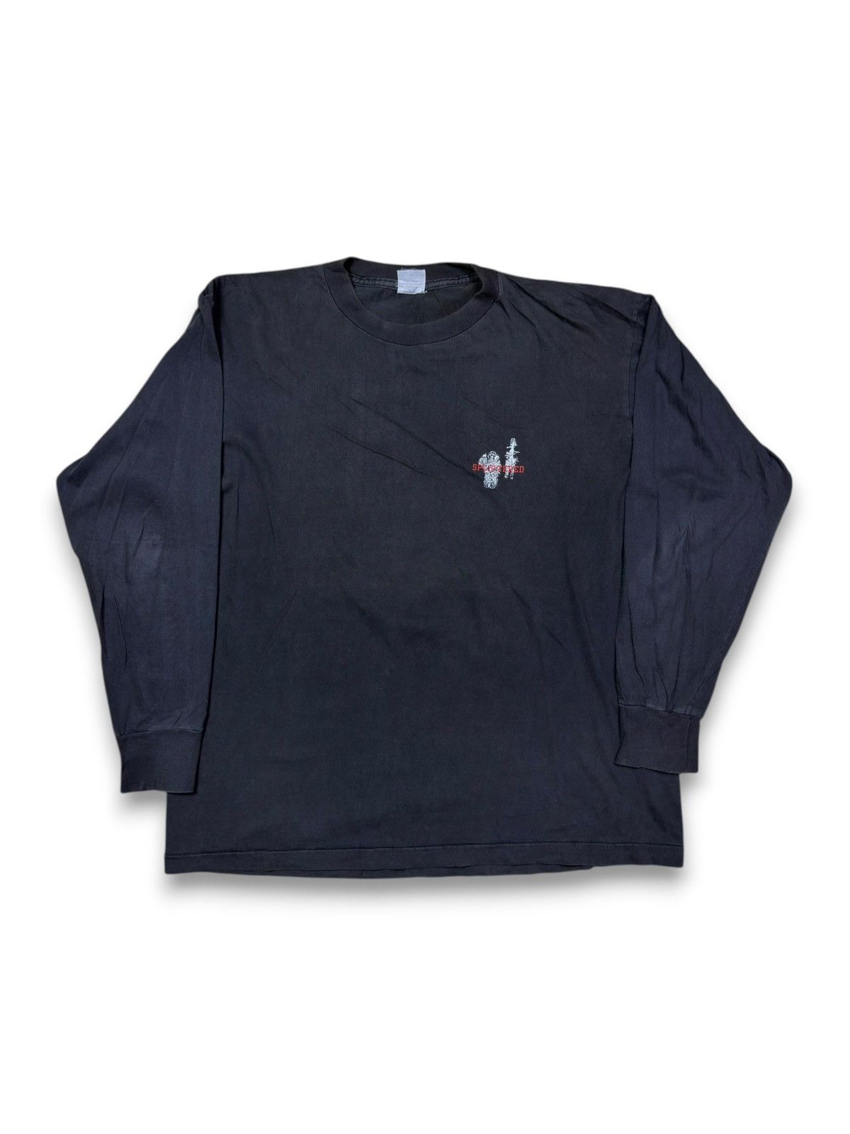Vintage *RARE* 1990s VINTAGE SPLINTERED LONGSLEEVES NOISE ROCK UK Size US L / EU 52-54 / 3 - 2 Thumbnail