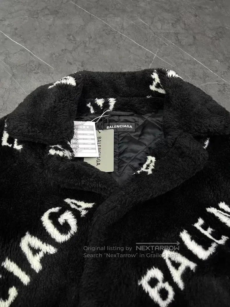 Balenciaga Balenciaga Logo Print Teddy Coat. Size US S / EU 44-46 / 1 - 4 Thumbnail