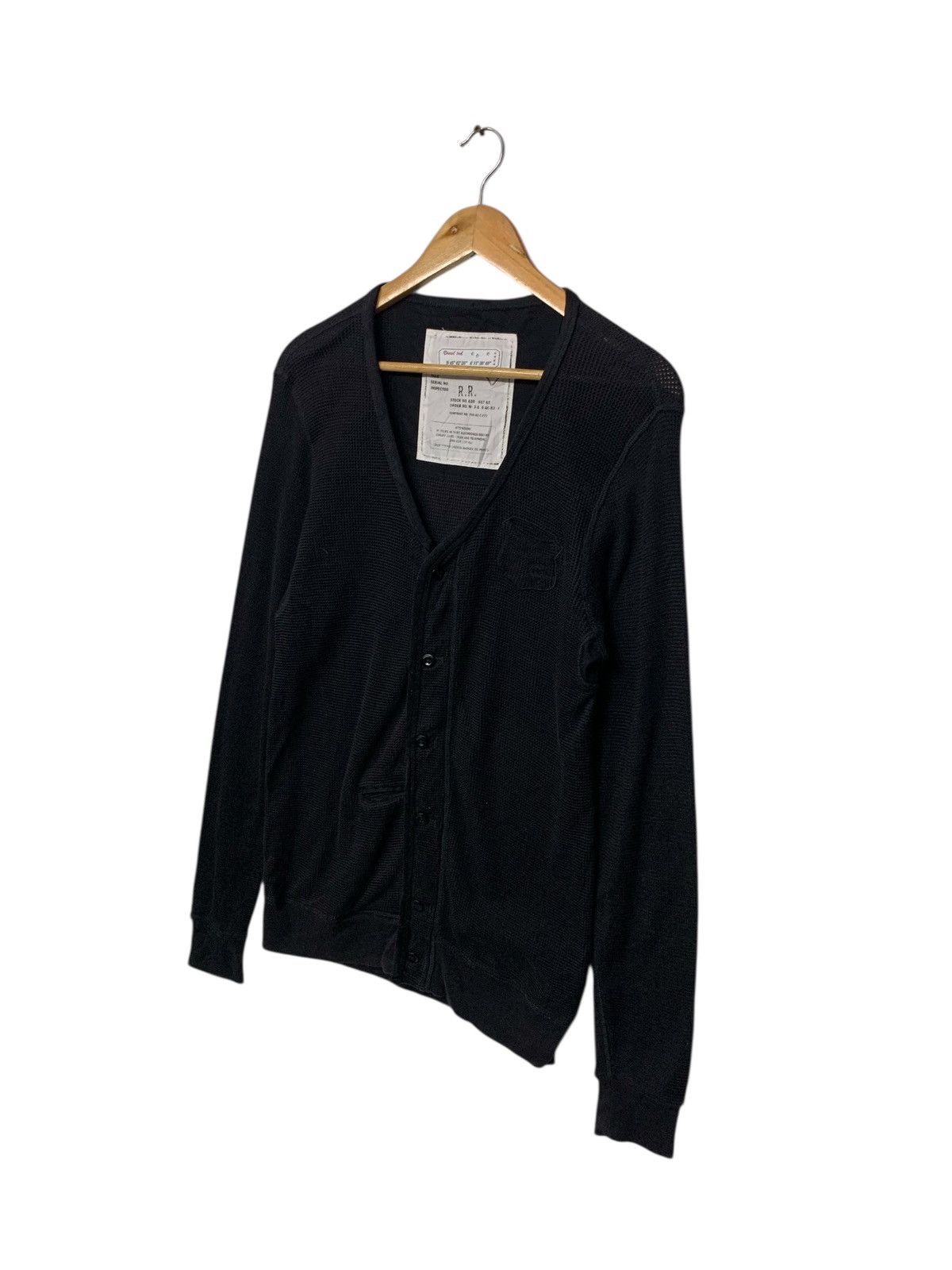 Diesel Rare Diesel Industries Button Ups Cardigan Silod Black Color Size M / US 6-8 / IT 42-44 - 2 Thumbnail