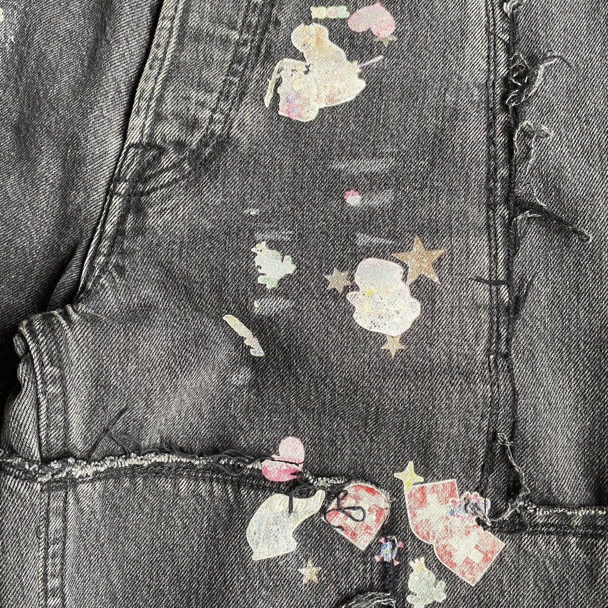 Levi's × Vetements Deconstructed Sticker Jeans Size 27" / US 4 / IT 40 - 14 Thumbnail