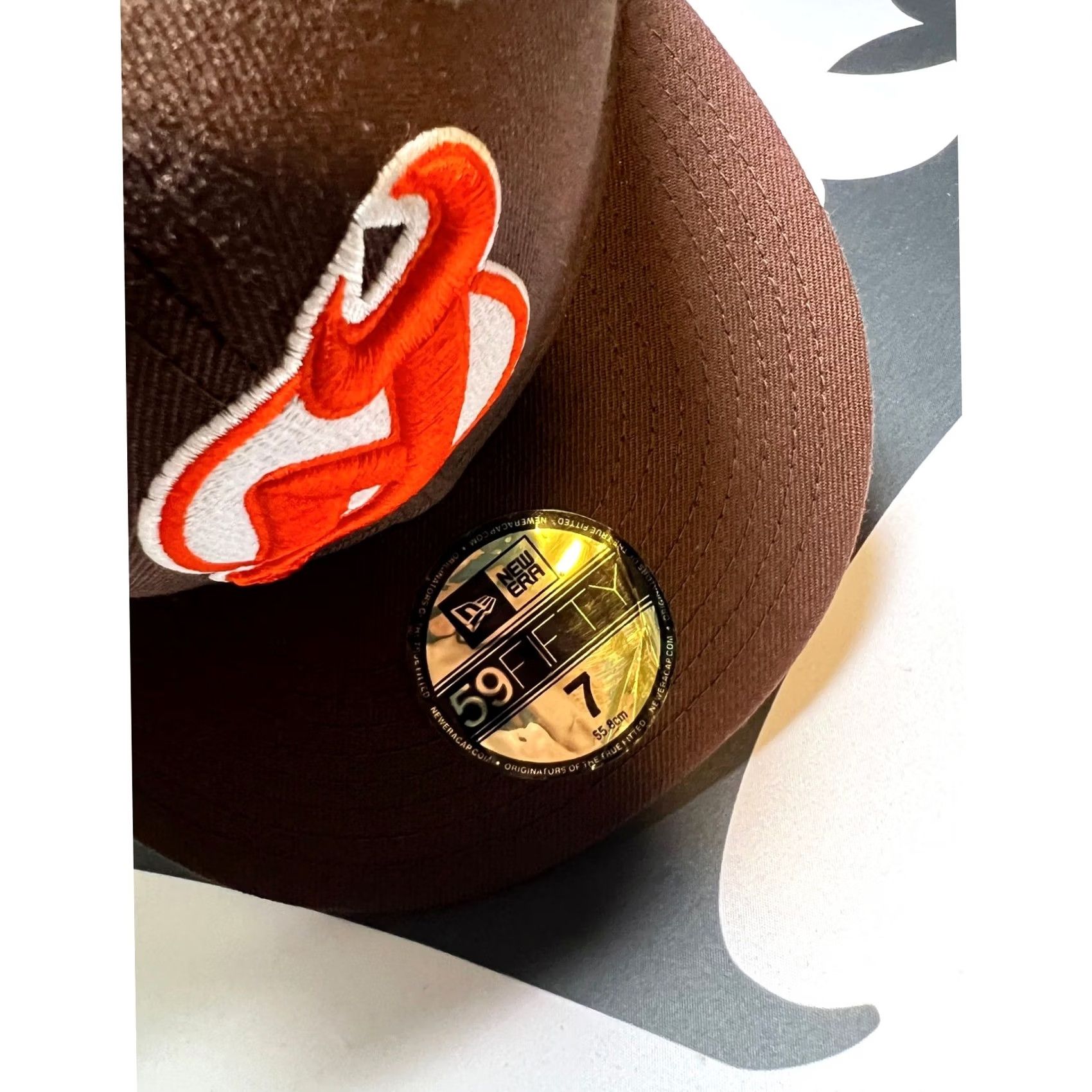 New Era New Era New Jersey Devils NHL Fitted Hat Size 7 Brown Orange 59FIFTY Cap Size US M / EU 48-50 / 2 - 3 Thumbnail