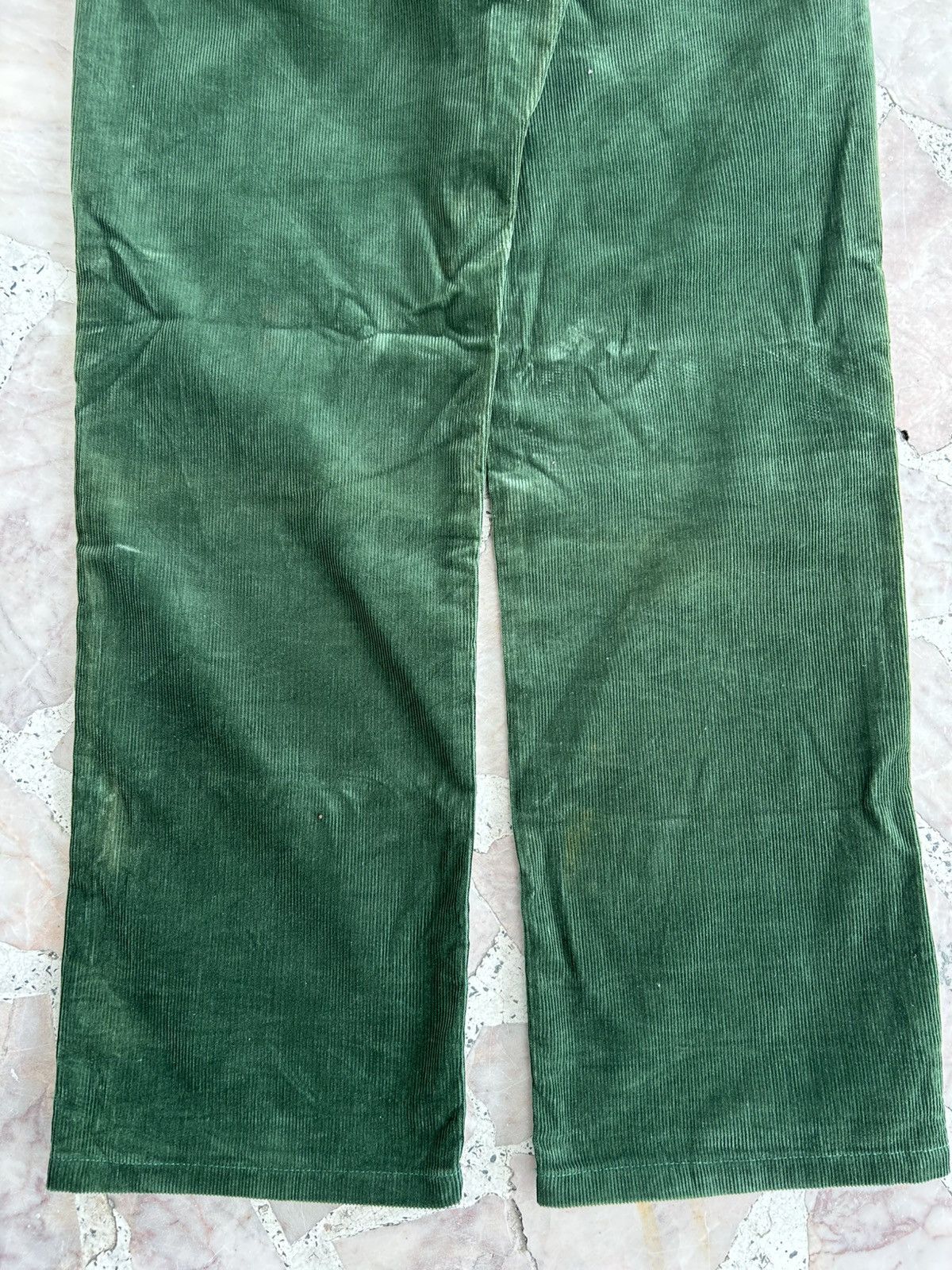 Hiroshi Fujiwara Goodenough Resonate Corduroy Green Casual Trousers Size US 32 / EU 48 - 10 Thumbnail