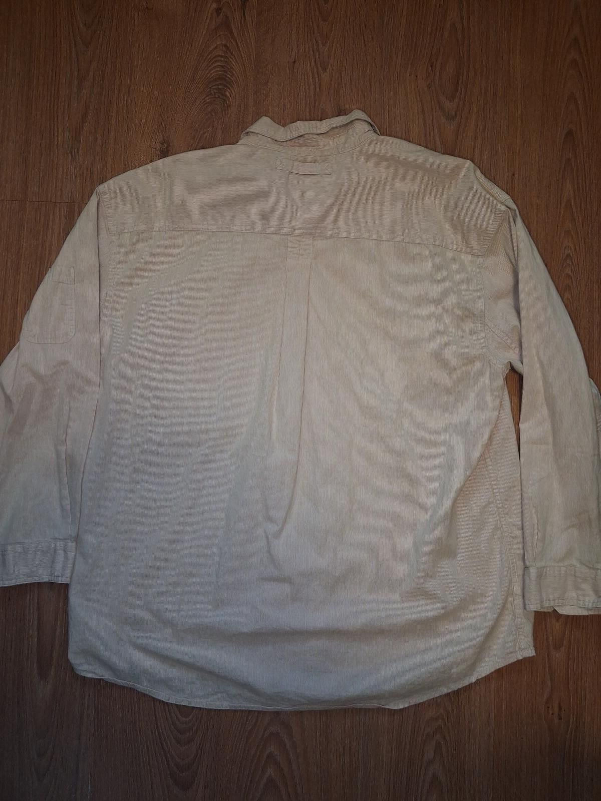 John Deere John Deere Pearl Snap Shirt Mens XXL Orange Striped Cotton Size US XXL / EU 58 / 5 - 6 Thumbnail