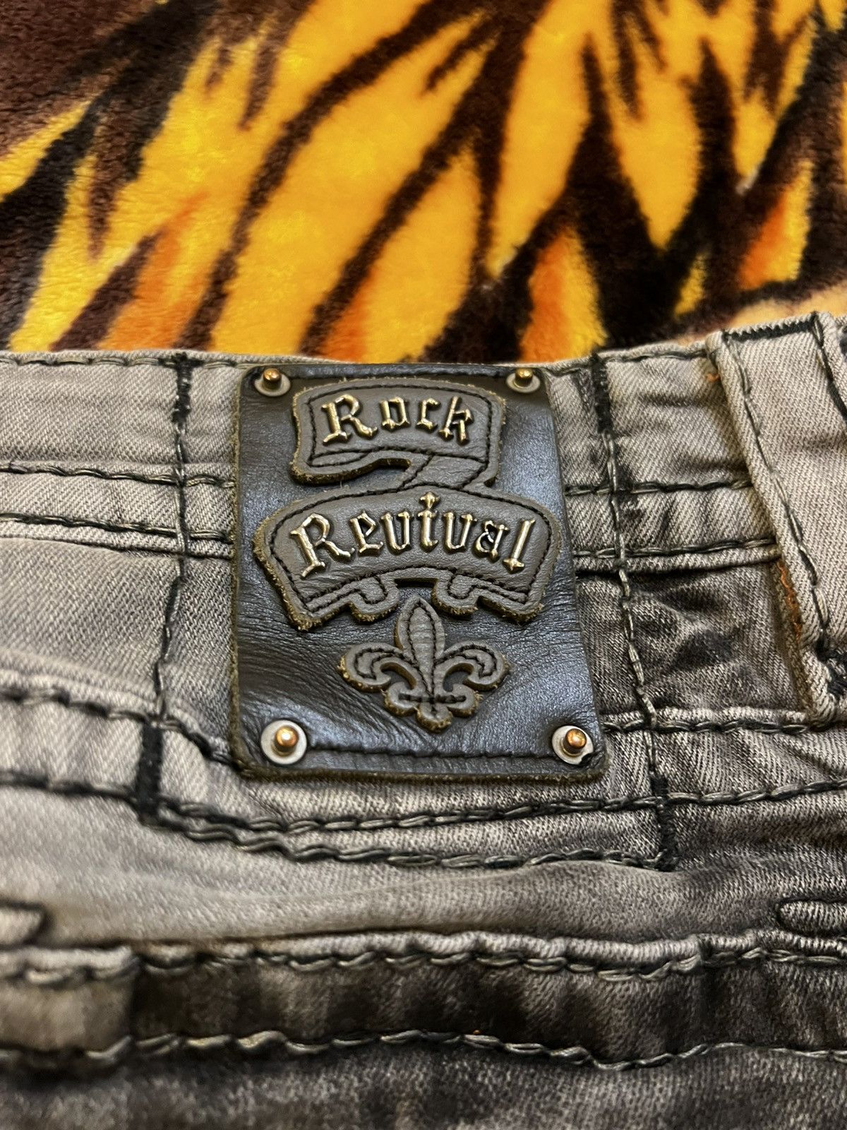 Japanese Brand × Rock Revival Rock Revival Steven Straight Size 38 Jeans Size US 38 / EU 54 - 5 Thumbnail