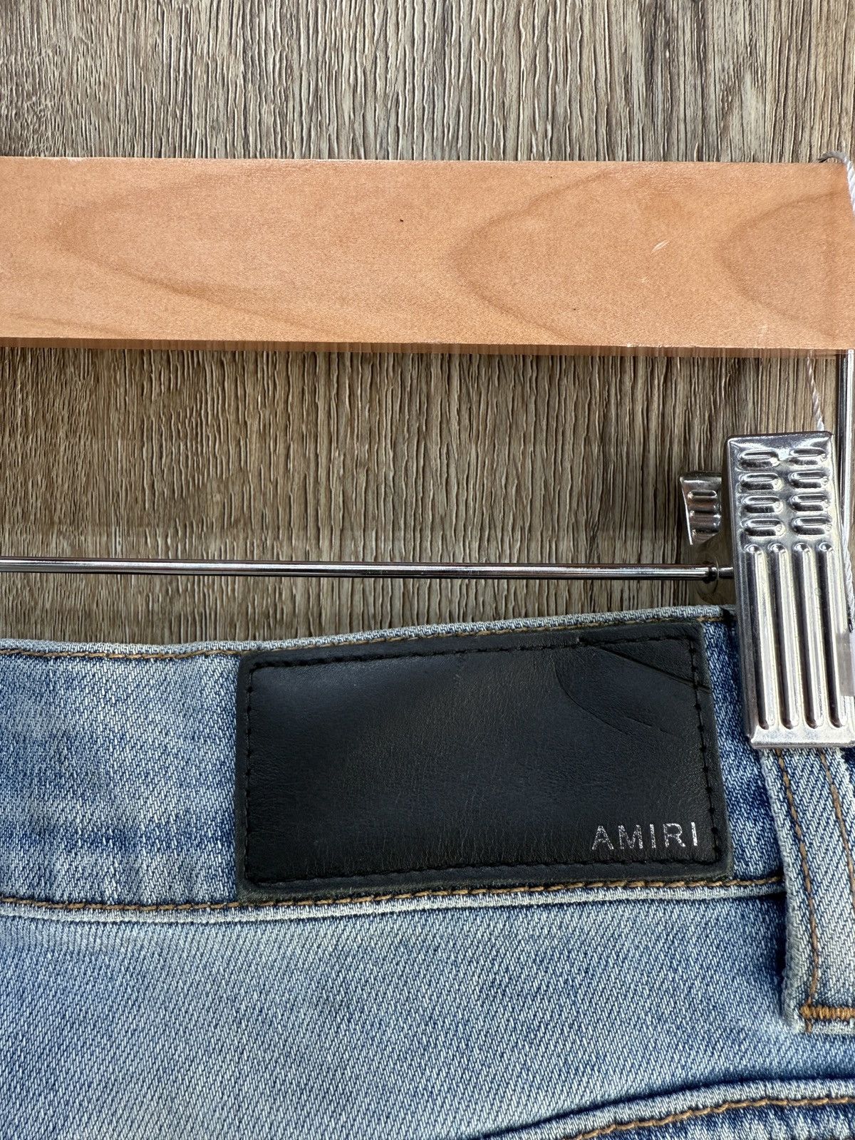 Amiri Amiri White Stripe Jeans Size US 33 - 10 Thumbnail