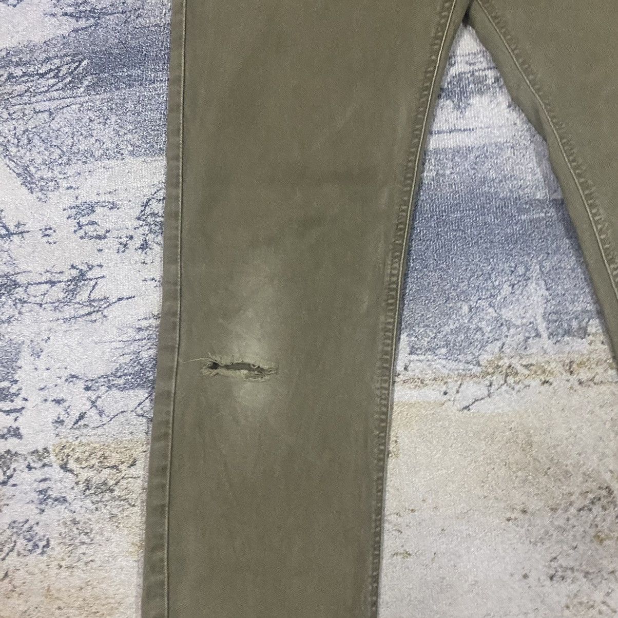 Army Of Me × Vintage × Wrangler Vintage Wrangler Army Distressed Denim Pants Size US 29 - 6 Thumbnail