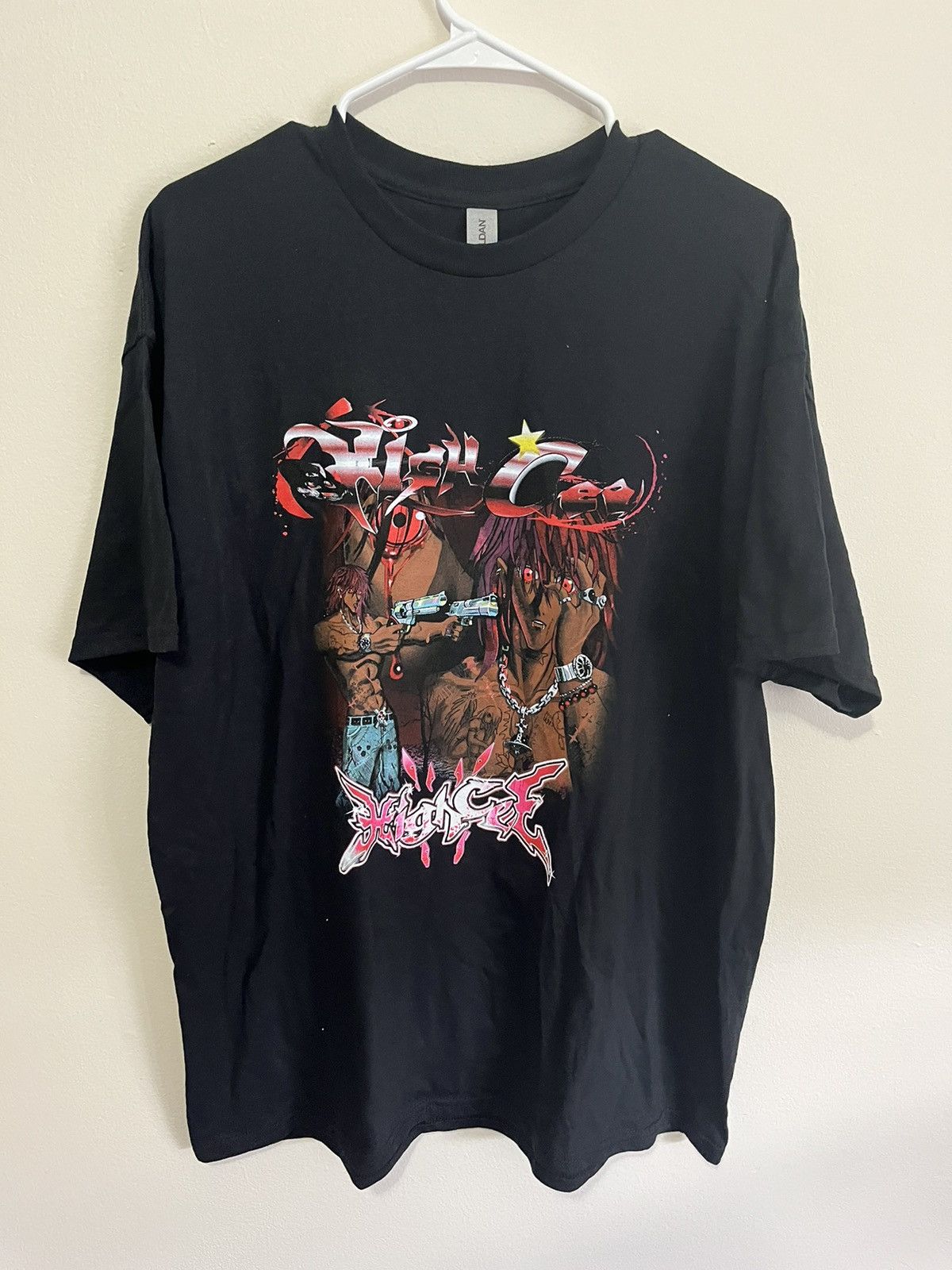 Sad Boys Hi-C RCB Vamp Boi Clique Tour Anime T-Shirt Black | XL | Grailed