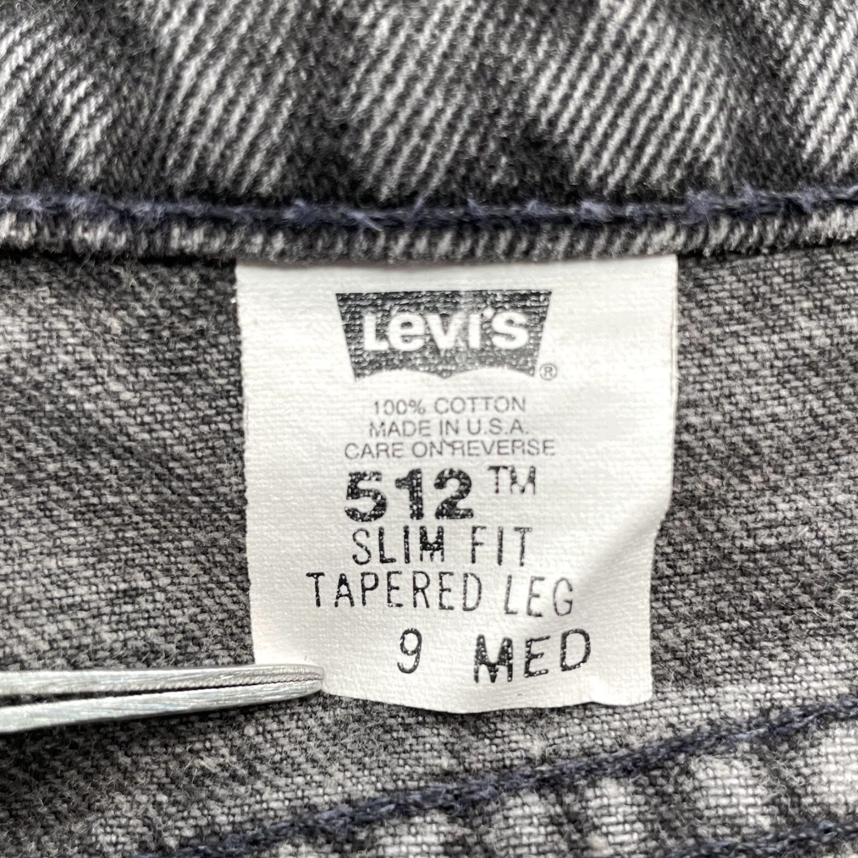 Levi's VTG Levi's 512 Jeans Women's Slim Taper 26x29 Black Denim 90s Grunge Streetwear USA Mens Girls Womens Size 26" / US 2 / IT 38 - 7 Thumbnail