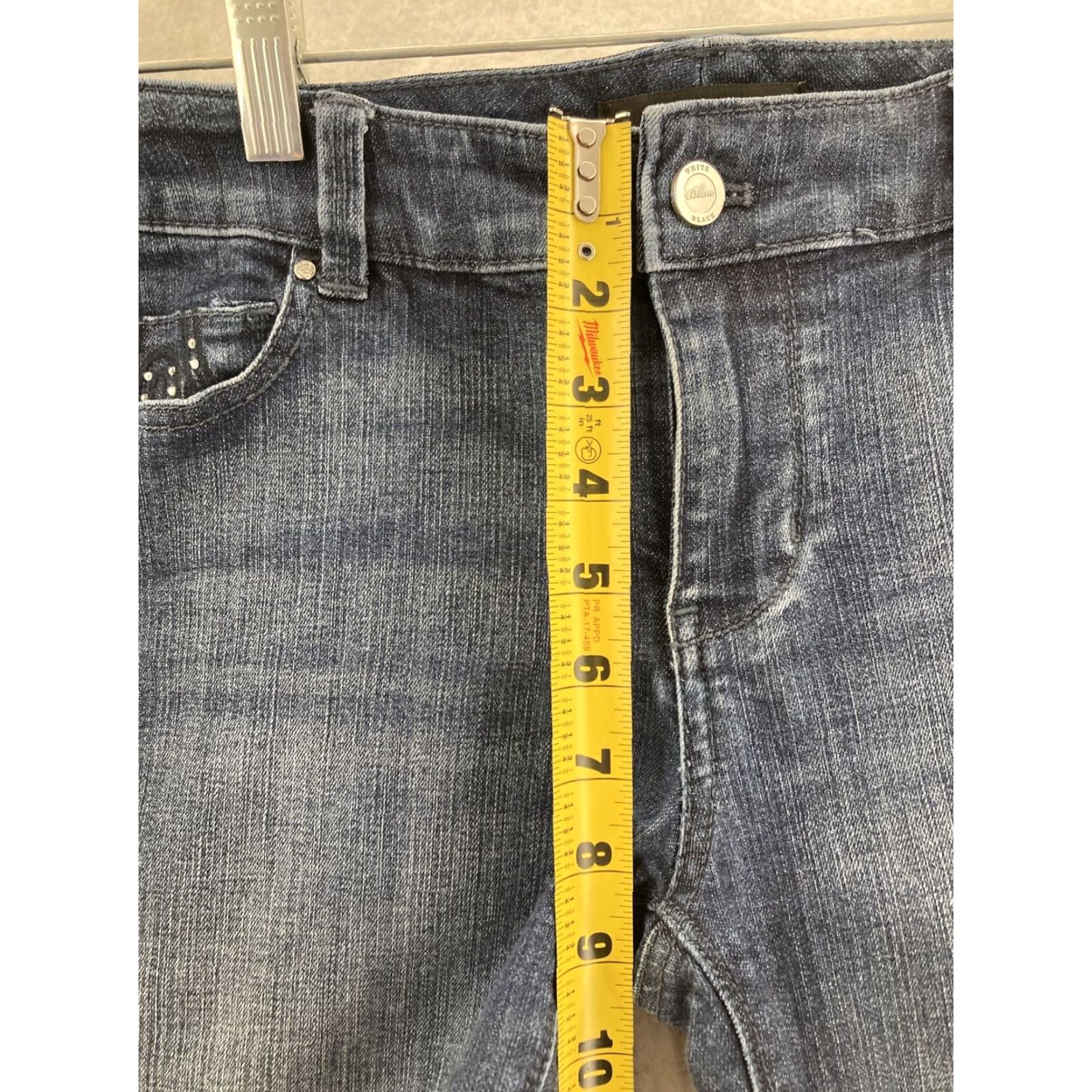 White House Black Market VINTAGE White House Black Market Jeans Womens 6R Blue Low Rise Boot Cut Size 28" / US 6 / IT 42 - 5 Thumbnail