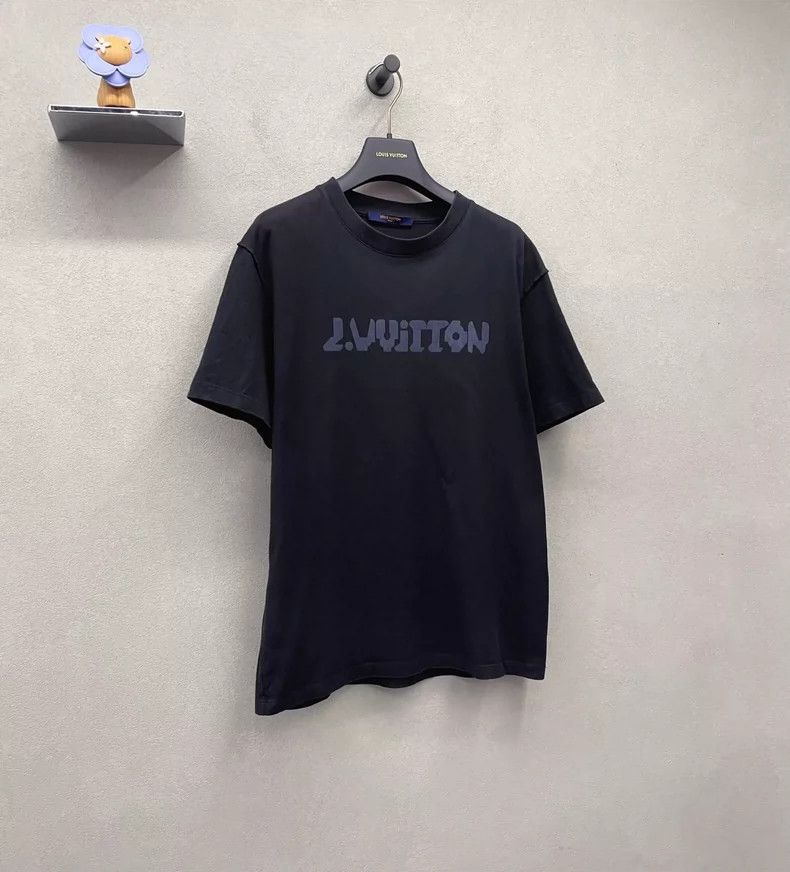 Louis Vuitton Louis Vuitton Warm Logo printed short-sleeved T-shirt 2504- Size US L / EU 52-54 / 3 - 3 Thumbnail