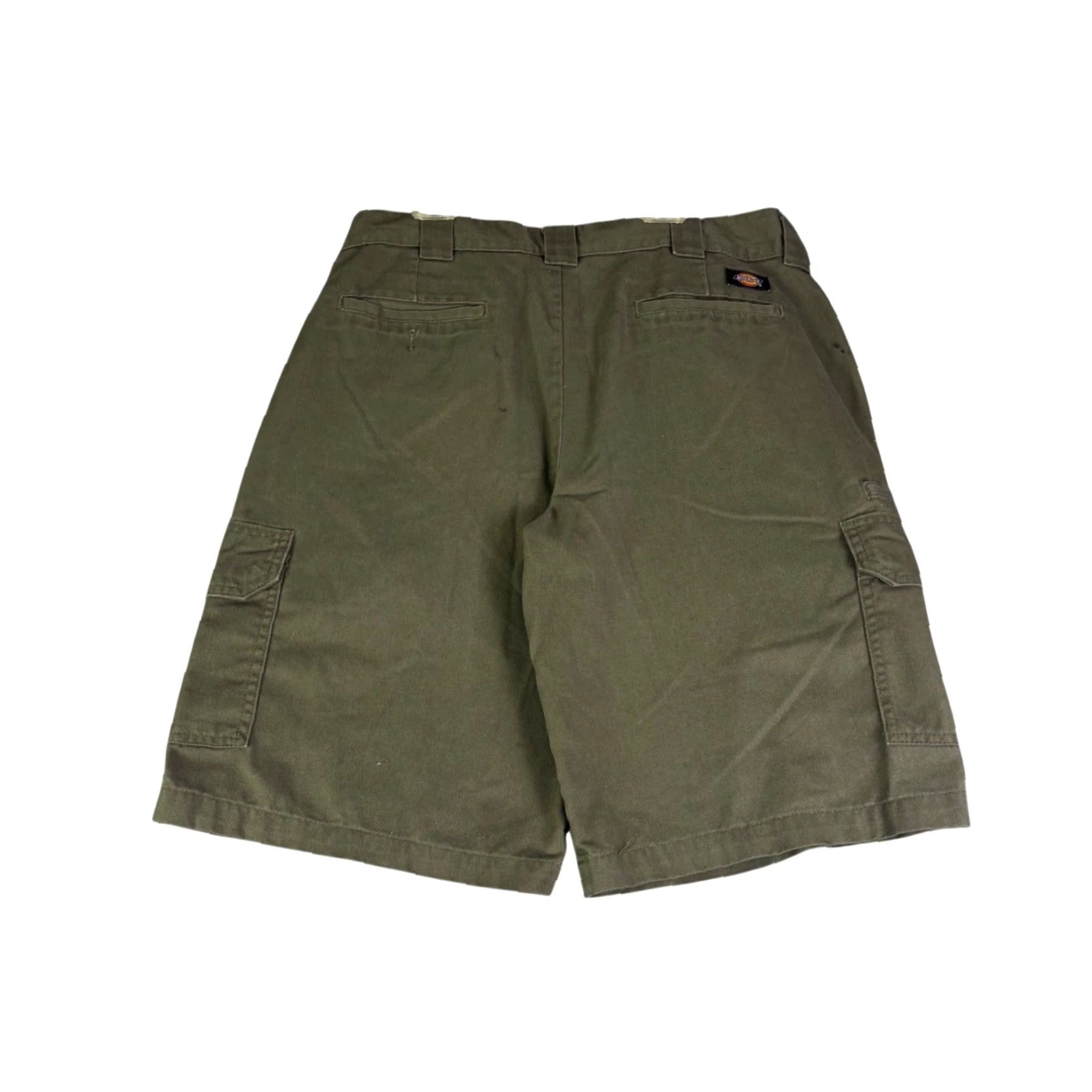 Dickies Dickies Cargo Shorts Olive Green Relaxed Fit Workwear Twill Size 35 Men Casual Shorts Cargo Pocket 80s Style Size US 35 - 2 Thumbnail