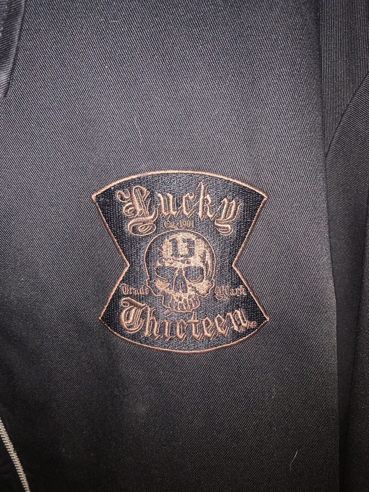 Designer × Lucky Brand Lucky Thirteen 13 Workwear Collar Zip Up Jacket Size US L / EU 52-54 / 3 - 3 Thumbnail
