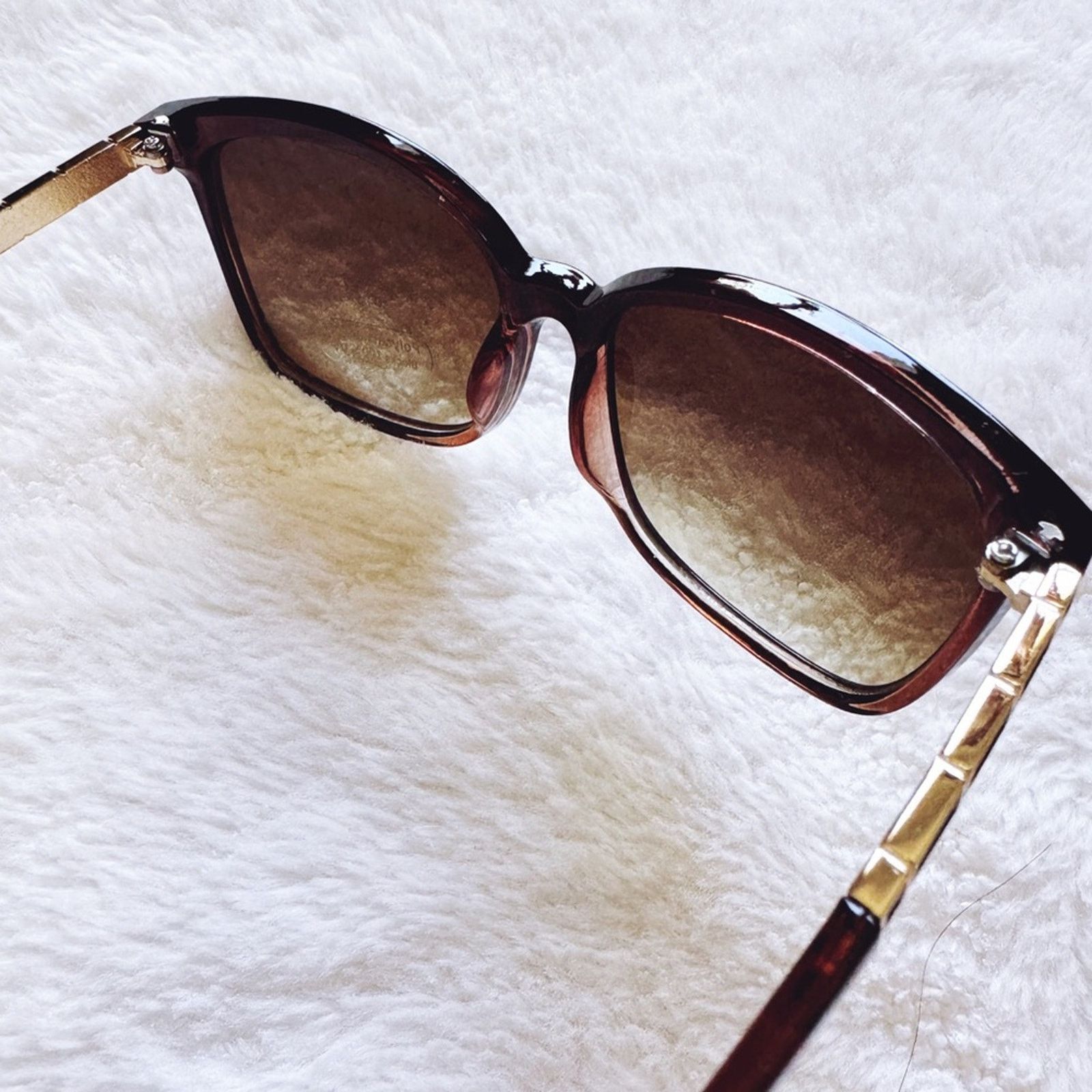 Other Joanne Clear Brown Square Sunglasses Size ONE SIZE - 10 Thumbnail