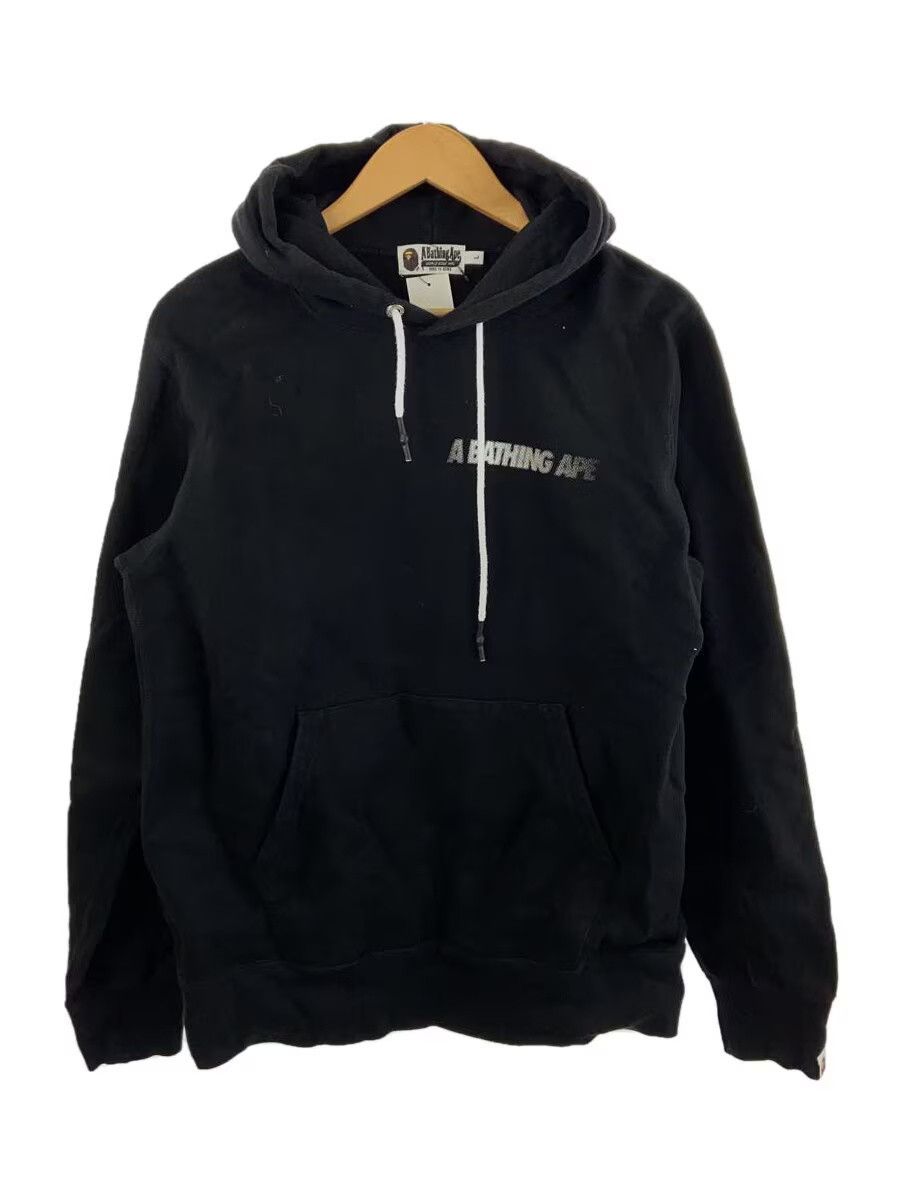 Bape A Bathing Ape Plain Cotton Parka Black Size US L / EU 52-54 / 3 - 1 Thumbnail