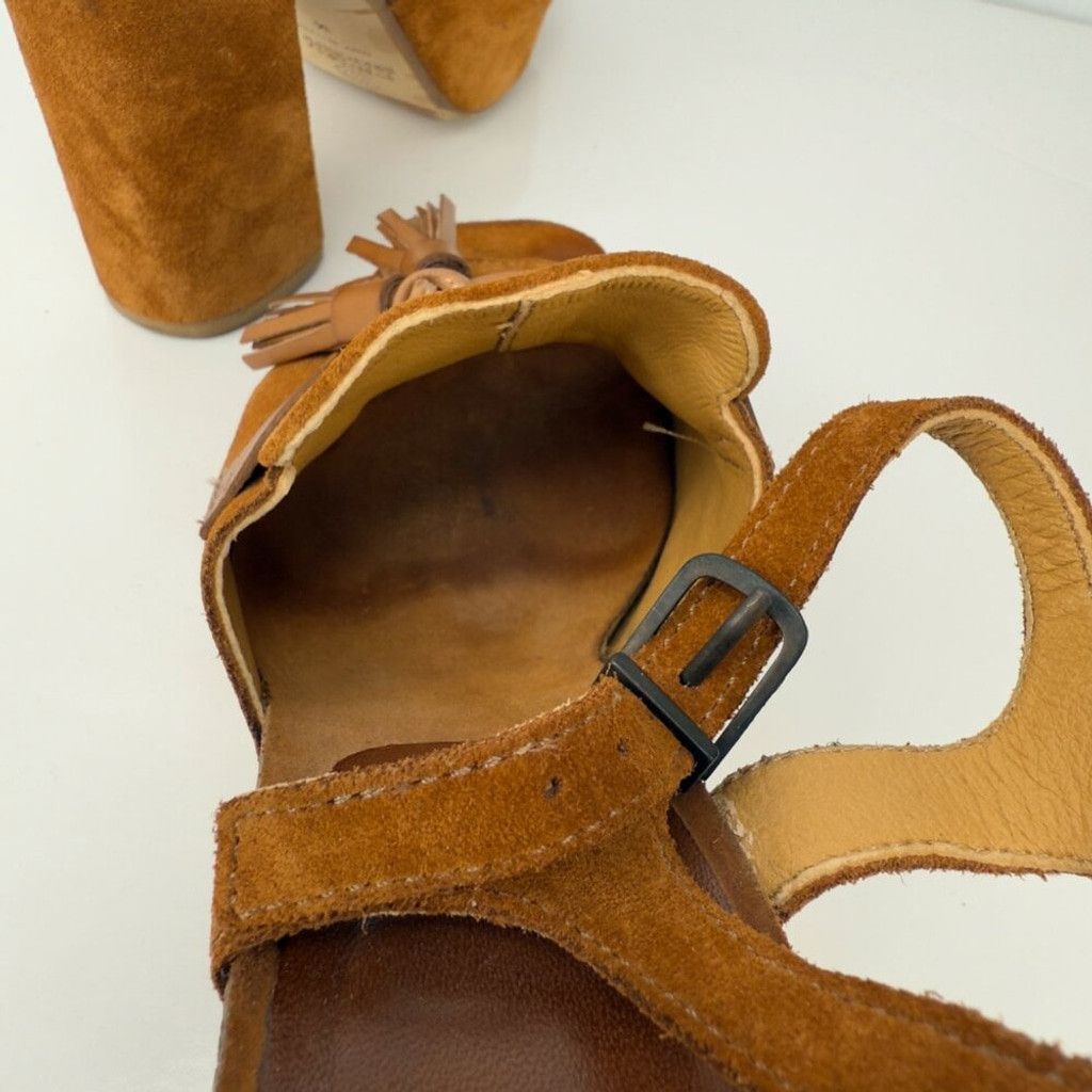 Other FRED DE LA BRETONNIÈRE Boho 70's Tassel Platform Sandals 36 Size US 6 / IT 36 - 14 Thumbnail