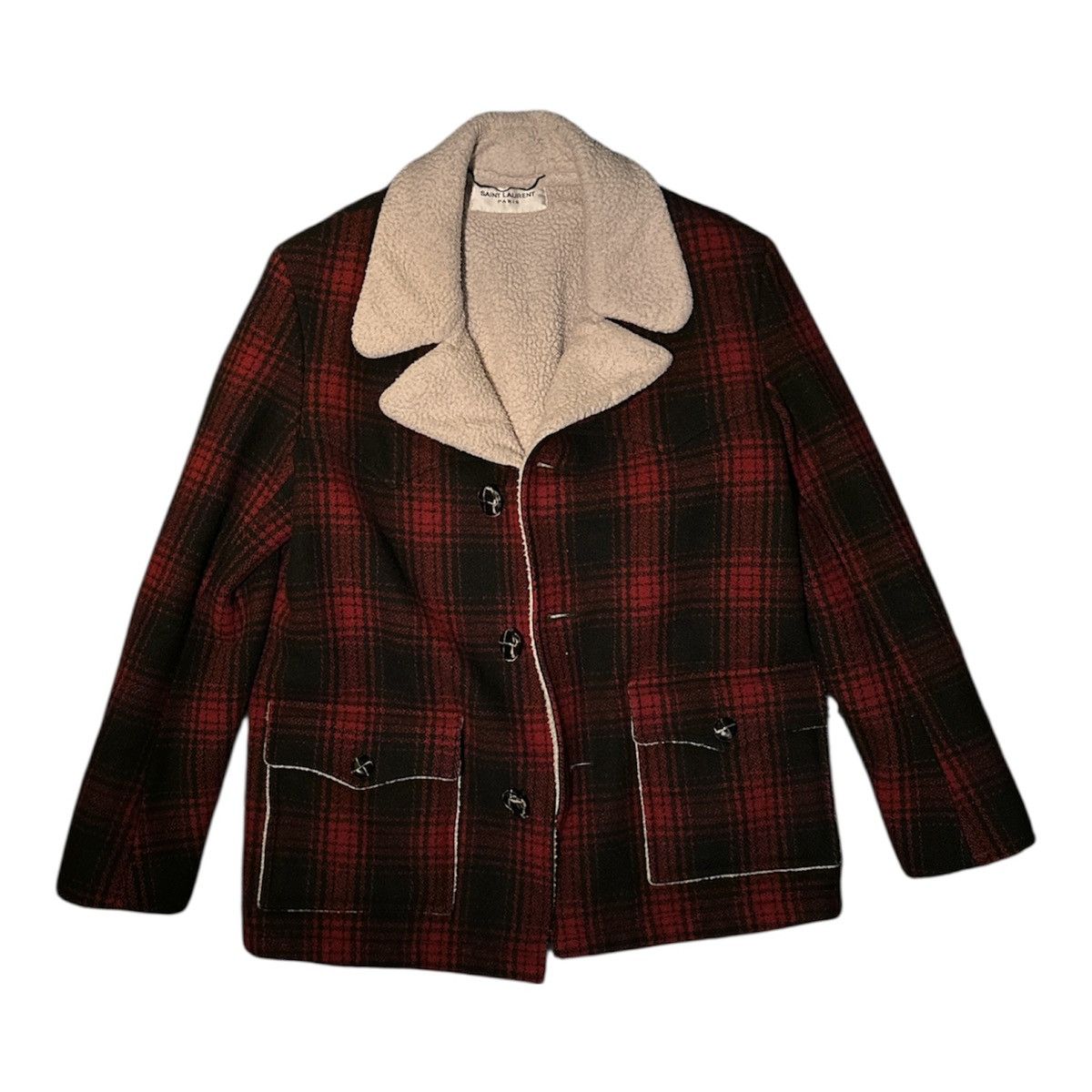 Saint Laurent Paris Saint Laurent Shearling 2016 Size US M / EU 48-50 / 2 - 1 Thumbnail