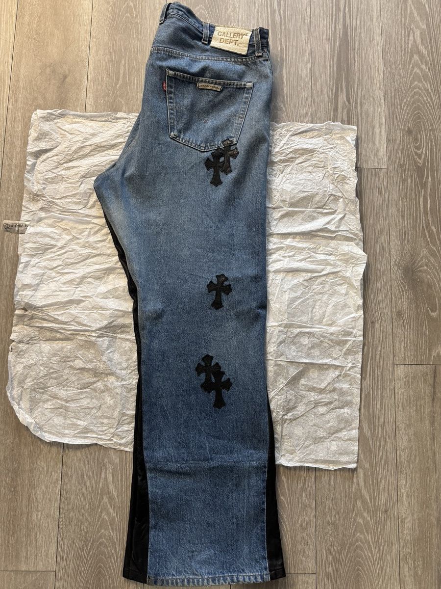 Chrome Hearts × Gallery Dept. 1 Of 1 Chrome Hearts x Gallery Dept Jeans Size US 42 / EU 58 - 9 Thumbnail