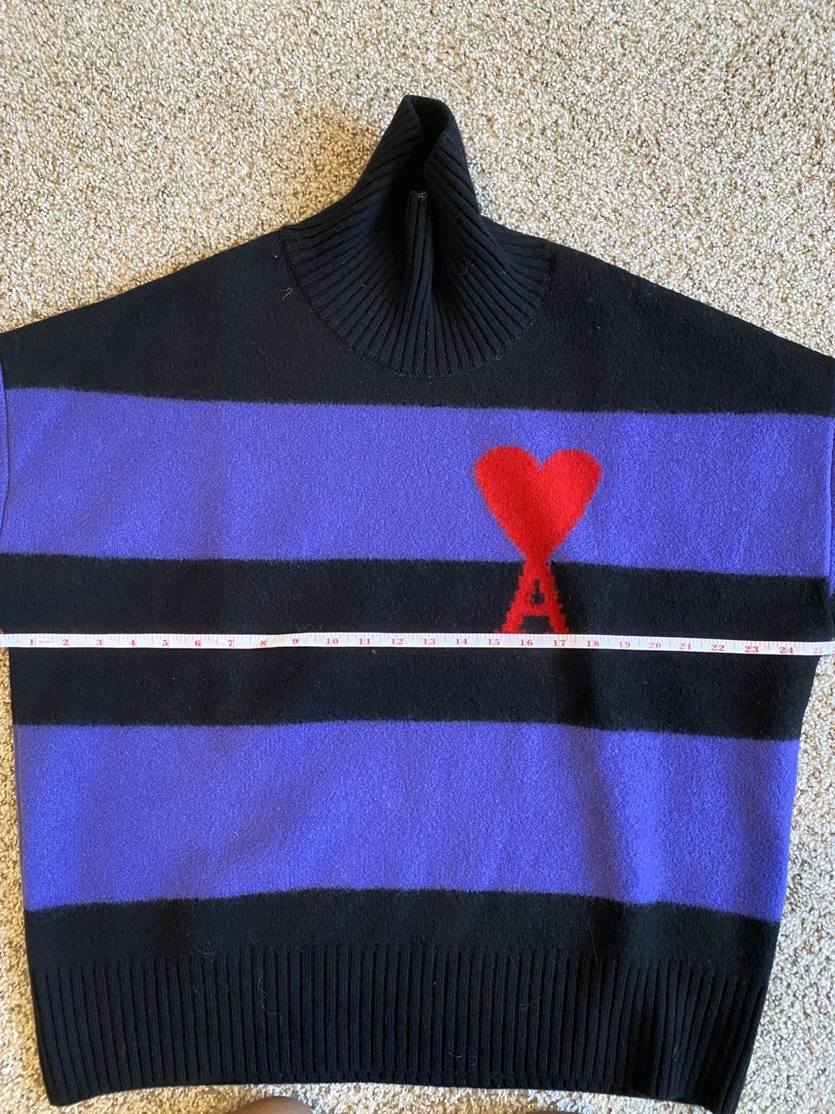 AMI AMI PARIS Virgin Wool Turtleneck Size US M / EU 48-50 / 2 - 9 Thumbnail