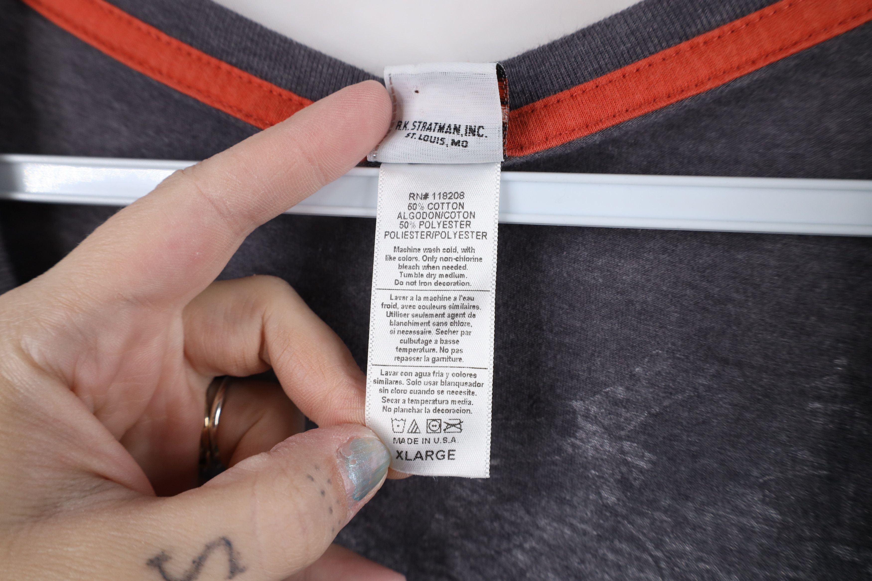 Harley Davidson × Vintage Y2K Harley Davidson Out Big Logo Jersey Knit T-Shirt Gray Size XL / US 12-14 / IT 48-50 - 9 Thumbnail