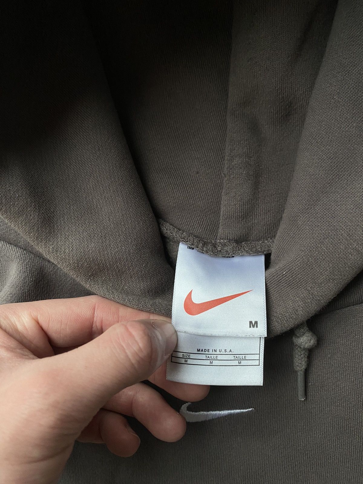 Nike Nike Vintage Center Swoosh Hoodie Made In USA Boxy Travis Size US M / EU 48-50 / 2 - 8 Thumbnail