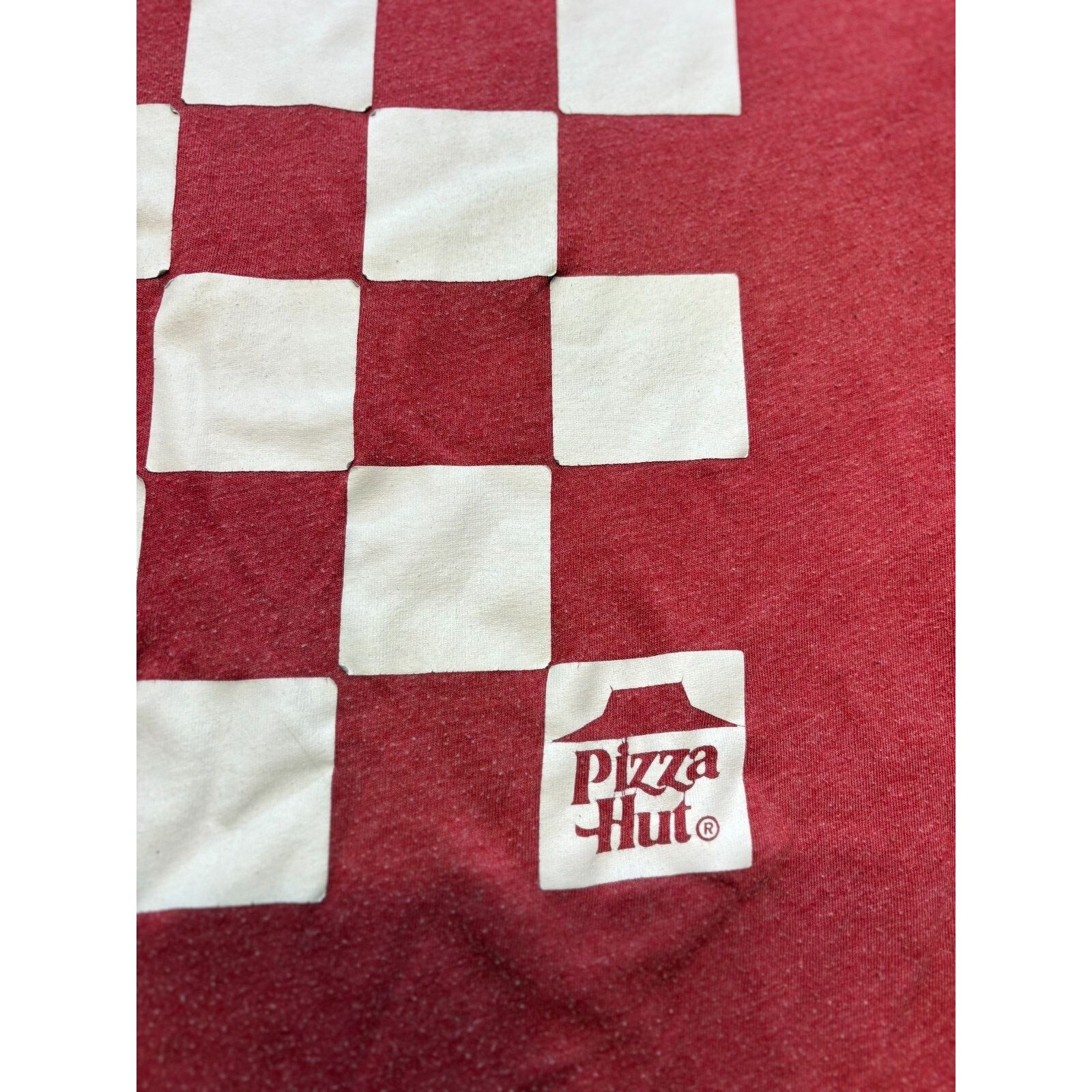 Other Pizza Hut Employee T-Shirt Large Red Checkered Size US L / EU 52-54 / 3 - 3 Thumbnail