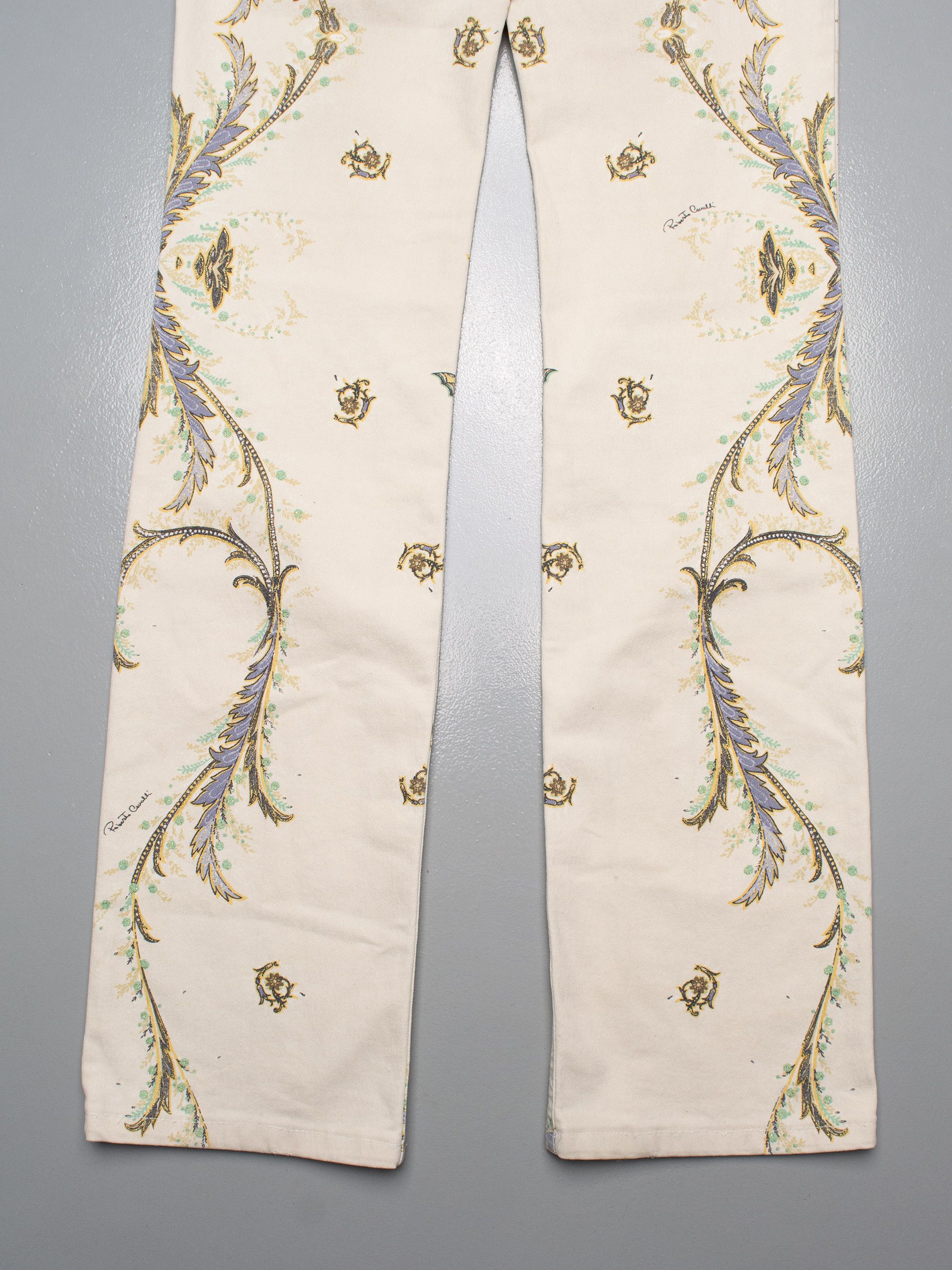 Roberto Cavalli vintage 2000s Roberto Cavalli printed pants - size 42 IT Size 28" / US 6 / IT 42 - 6 Thumbnail