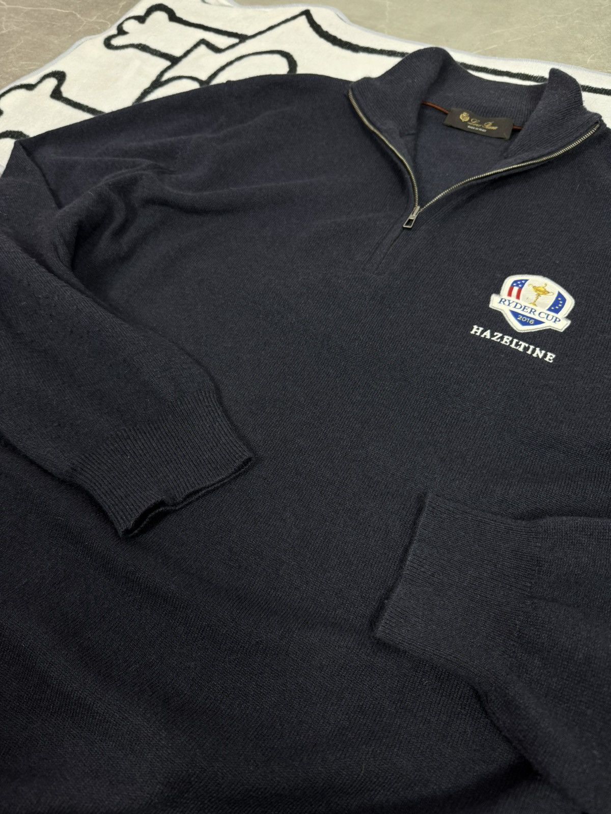 Loro Piana Loro Piana Half-Castle Rare Club Hazeltine Size L Dark Blue Size US L / EU 52-54 / 3 - 3 Thumbnail