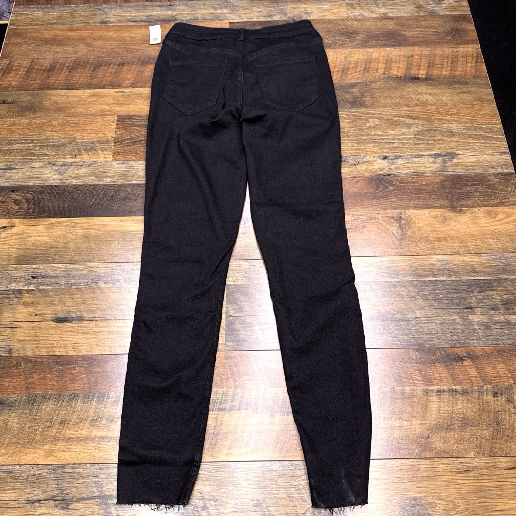 Old Navy Old Navy Jeans Skinny 10 Tall High Rise Stretch Black Denim 5-Pocket City Womens Mens? Size 32" / US 10 / IT 46 - 3 Thumbnail