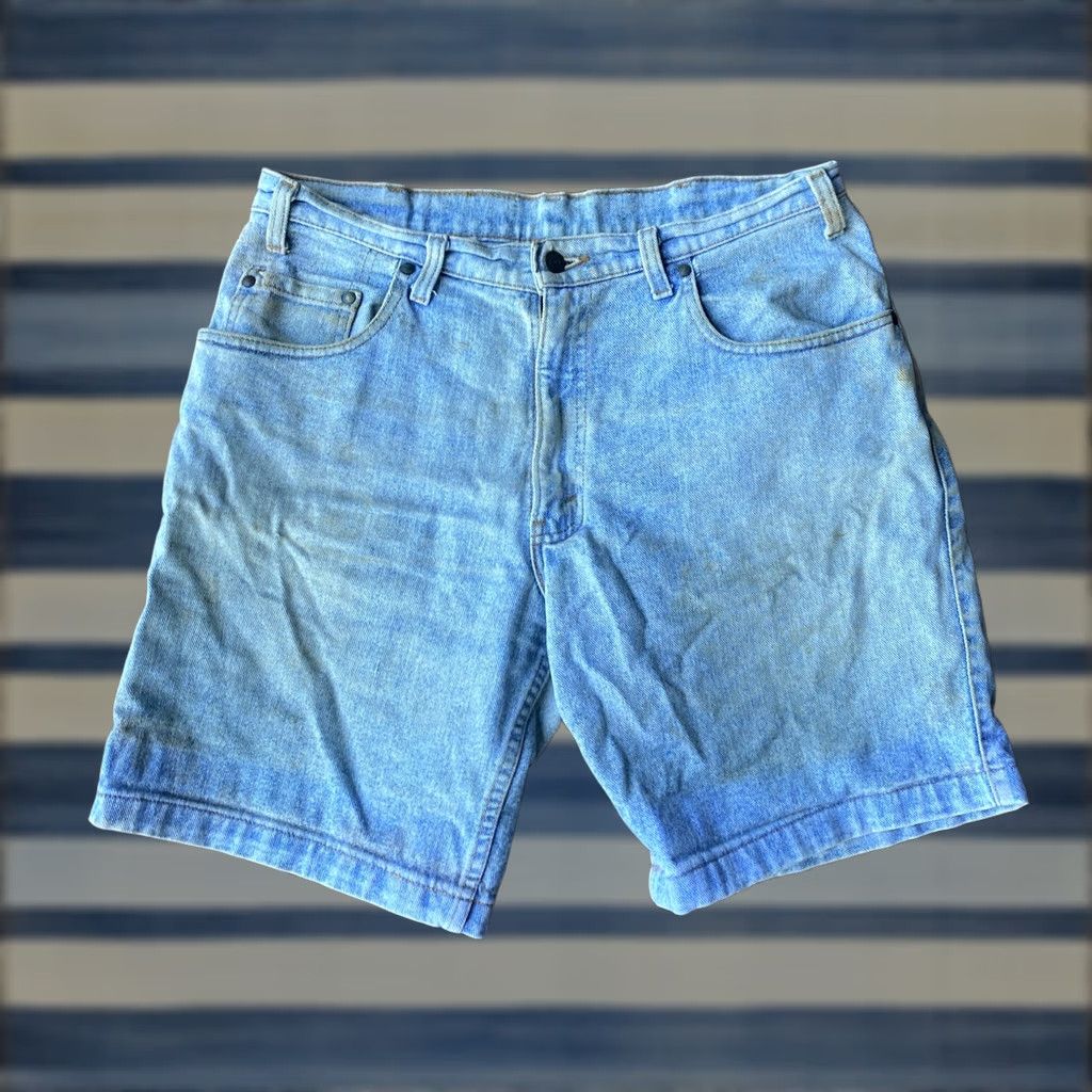 Levi's VINTAGE Levi's 545 Gold Tab Denim Jean Shorts Mens 34 Loose Fit Blue 90s USA Mens Size US 34 / EU 50 - 1 Thumbnail