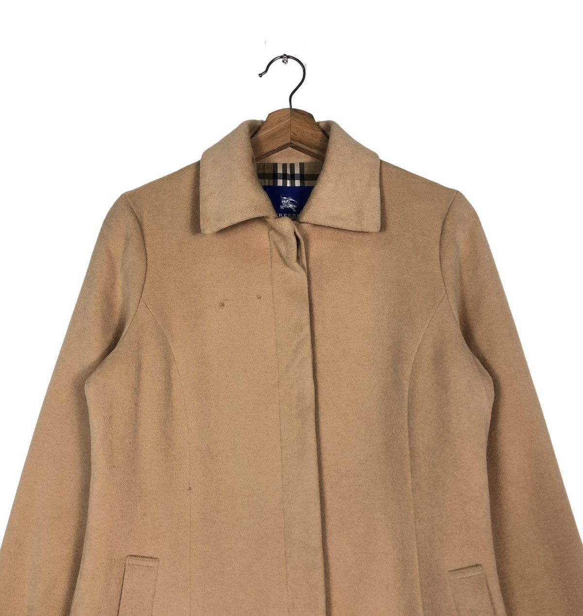 Burberry 🔥VINTAGE BURBERRY LONDON BLUE LABEL WOOL NOVA CHECK Size XS / US 0-2 / IT 36-38 - 4 Thumbnail