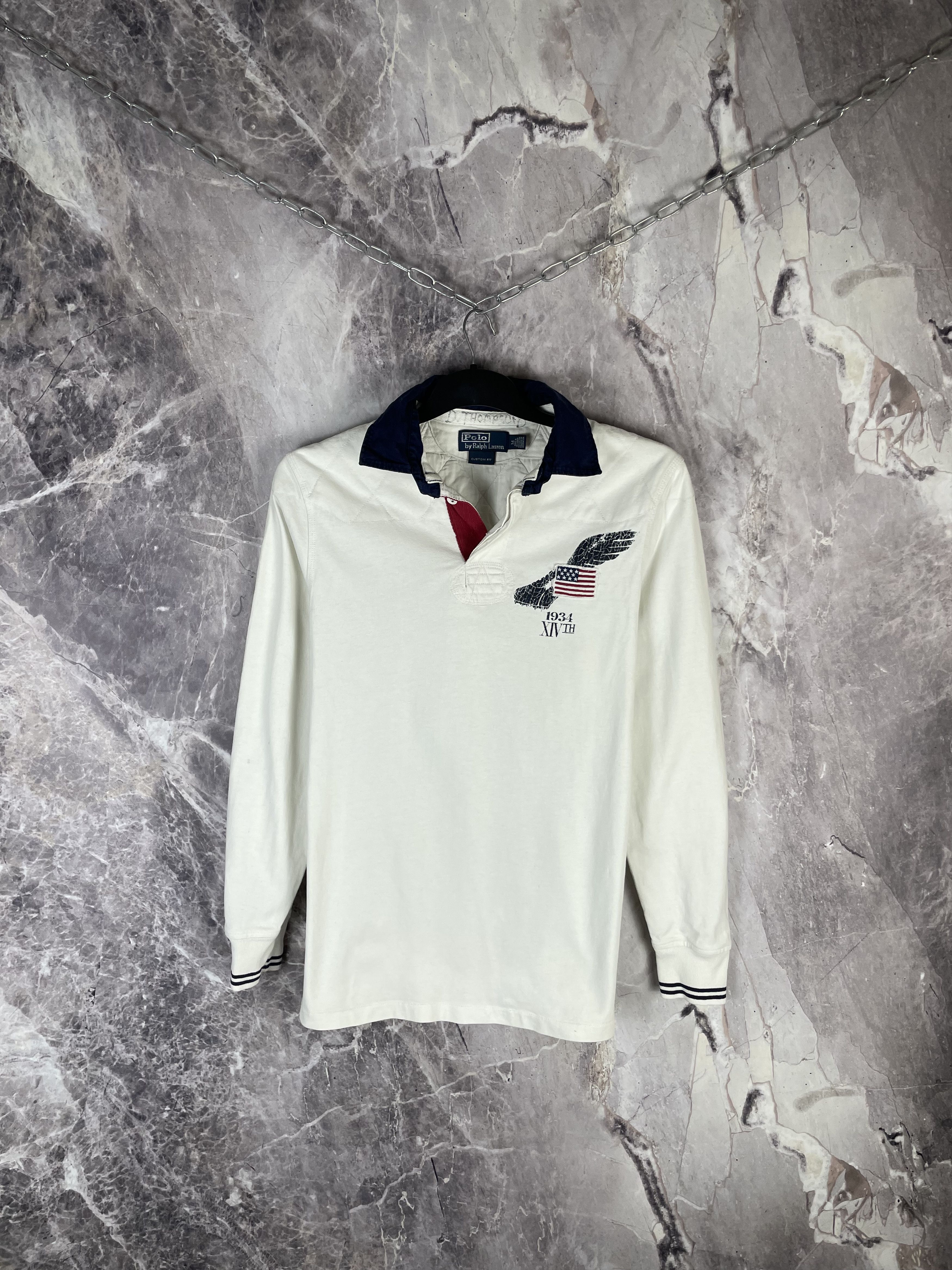 Polo Ralph Lauren Polo Ralph Lauren vintage rugby long sleeve polo shirt Size US M / EU 48-50 / 2 - 2 Thumbnail